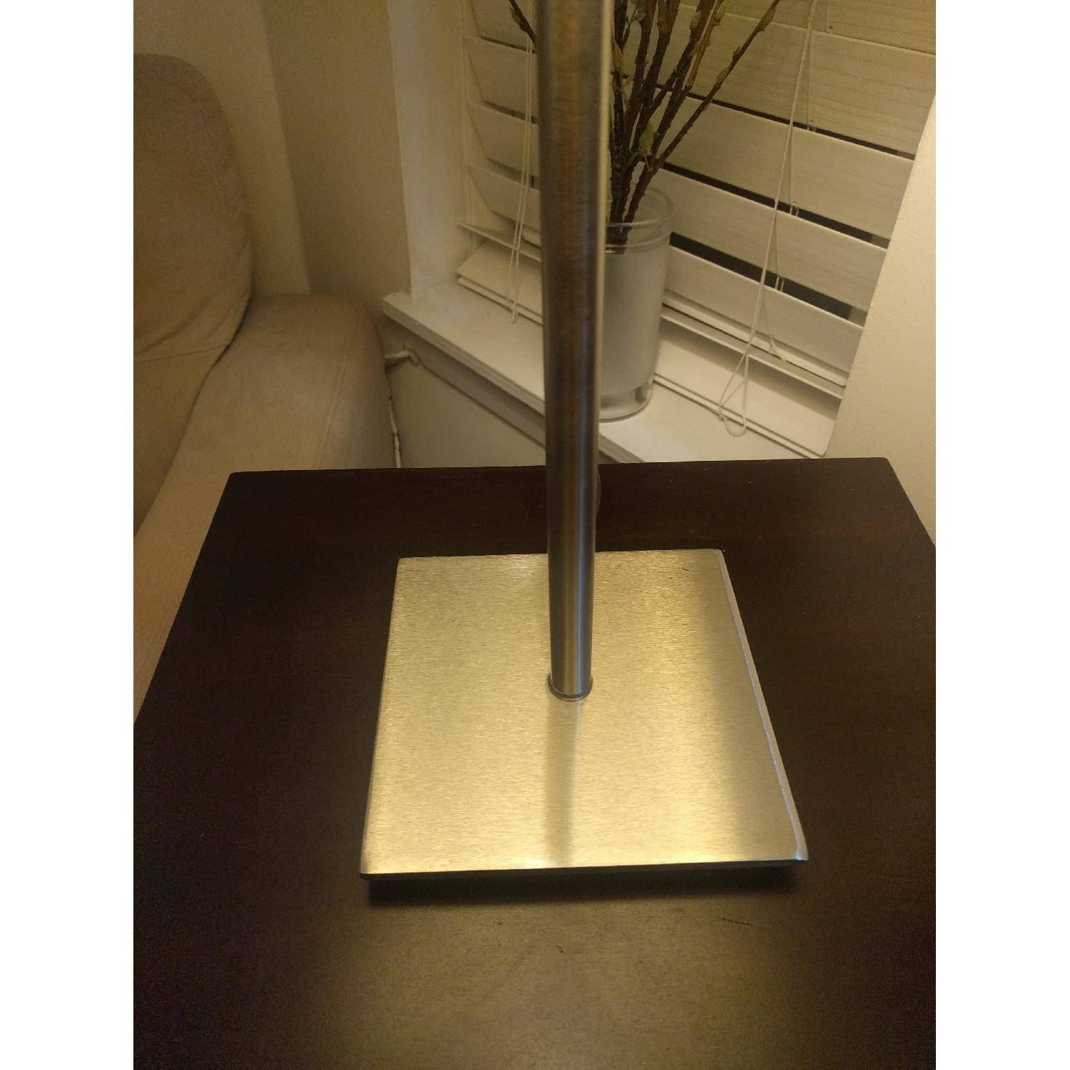 Ikea Alang Matching Table and Floor Lamps with Lampshades - image-2