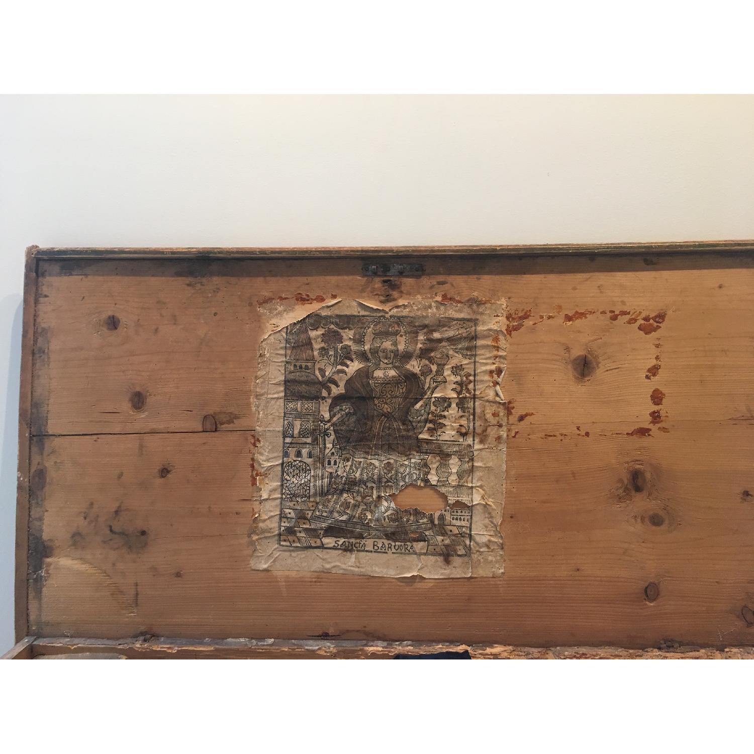Antique Wood Chest/Trunk - image-3