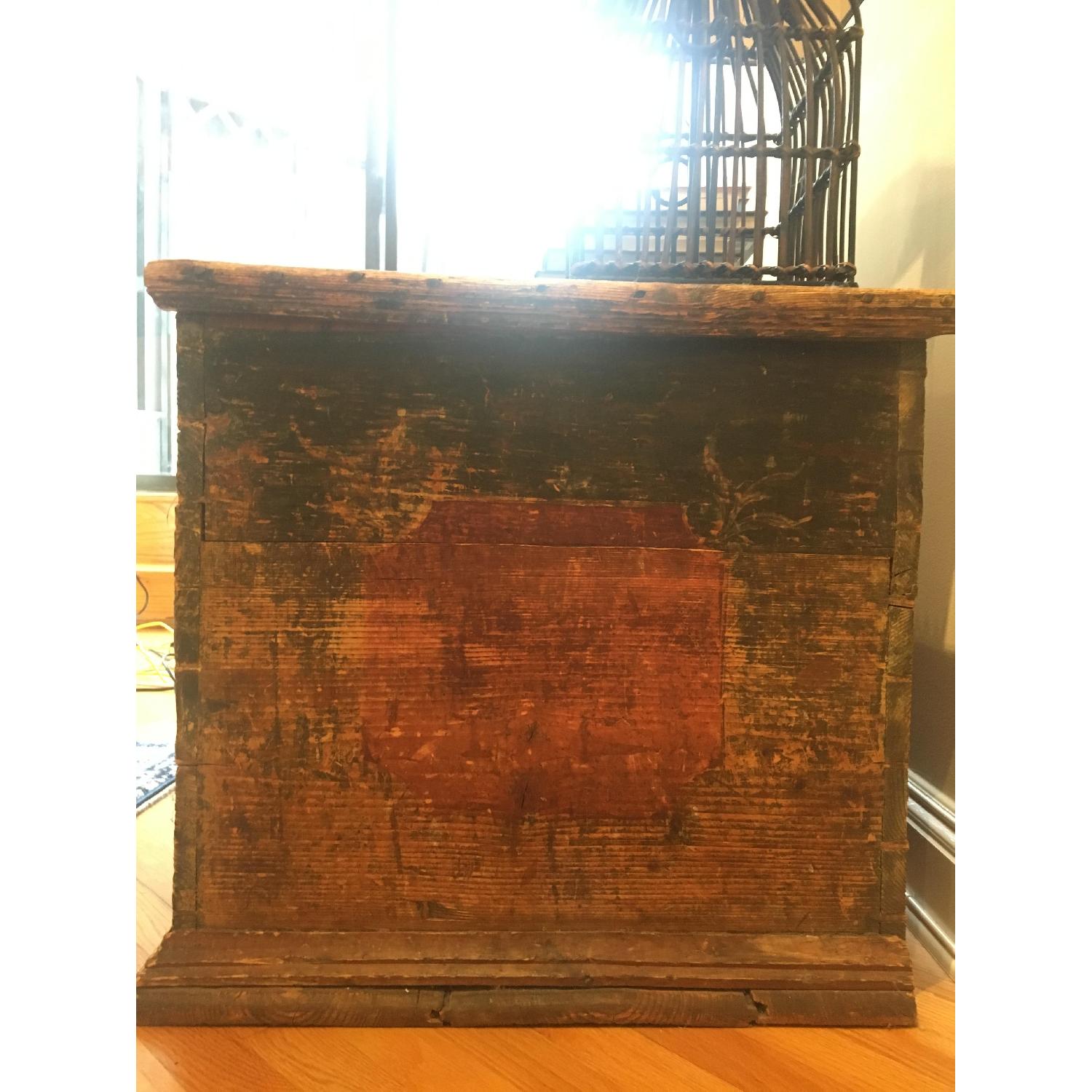 Antique Wood Chest/Trunk - image-4