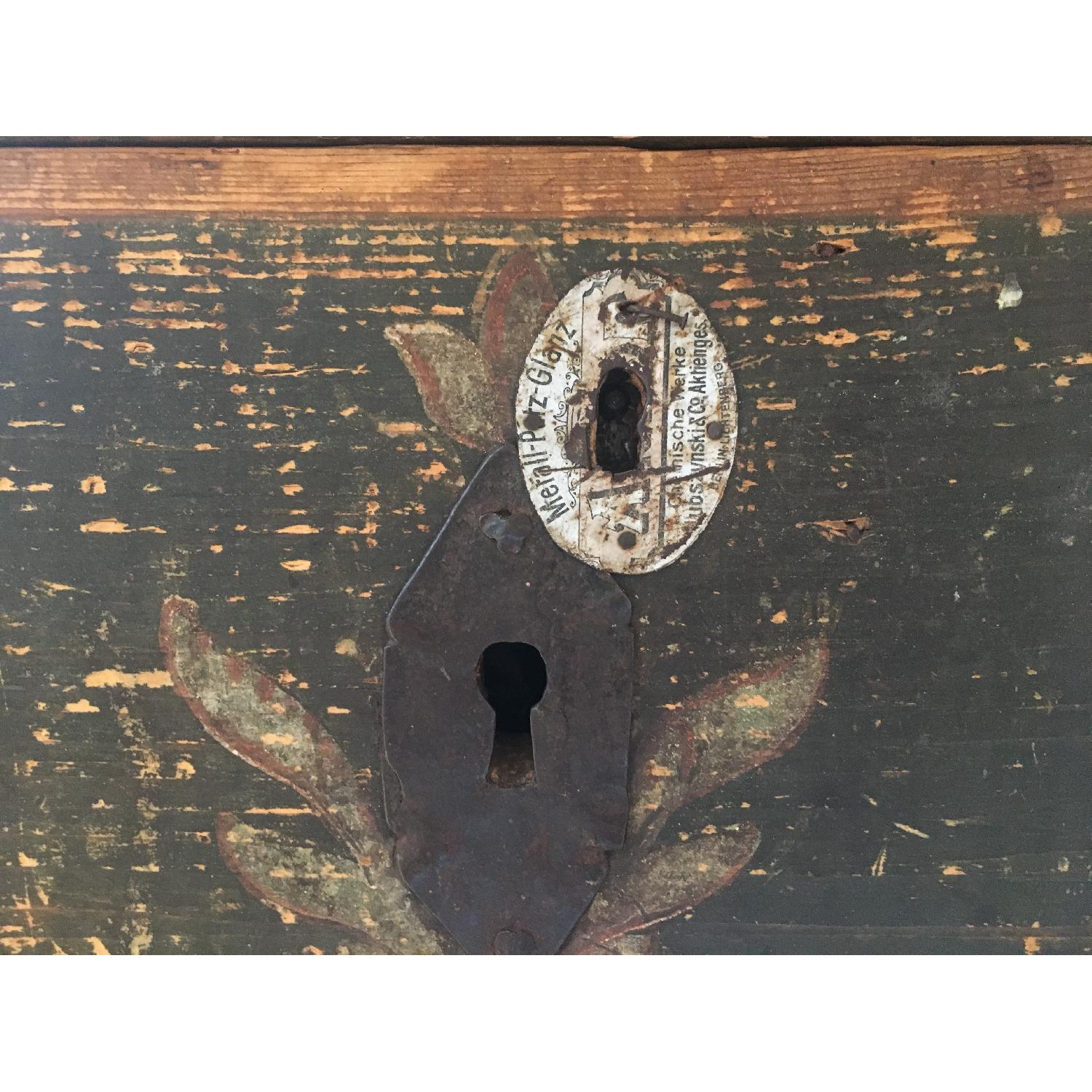 Antique Wood Chest/Trunk - image-8