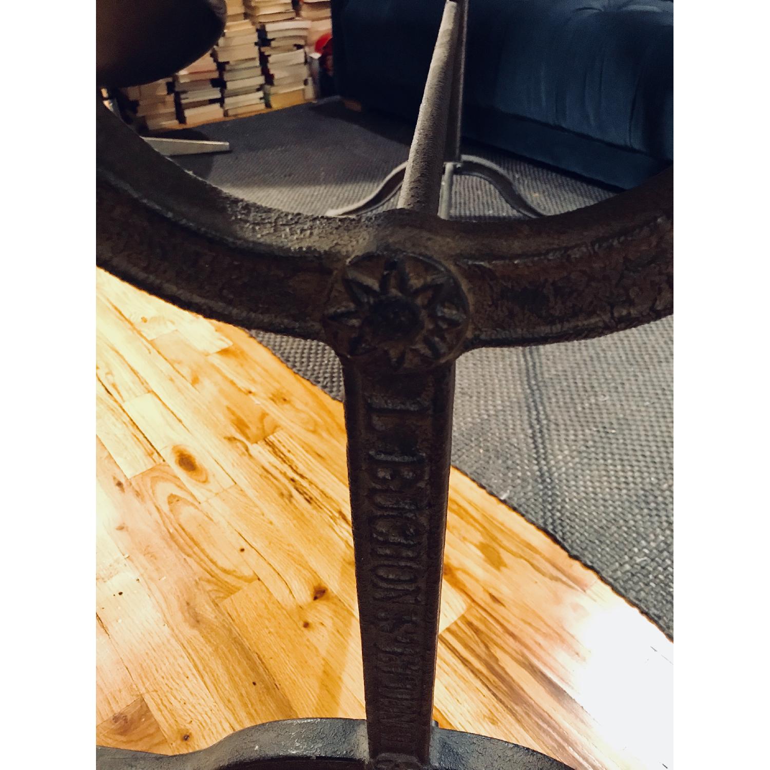 Restoration Hardware Bluestone & Cast Iron Dining Table - image-5