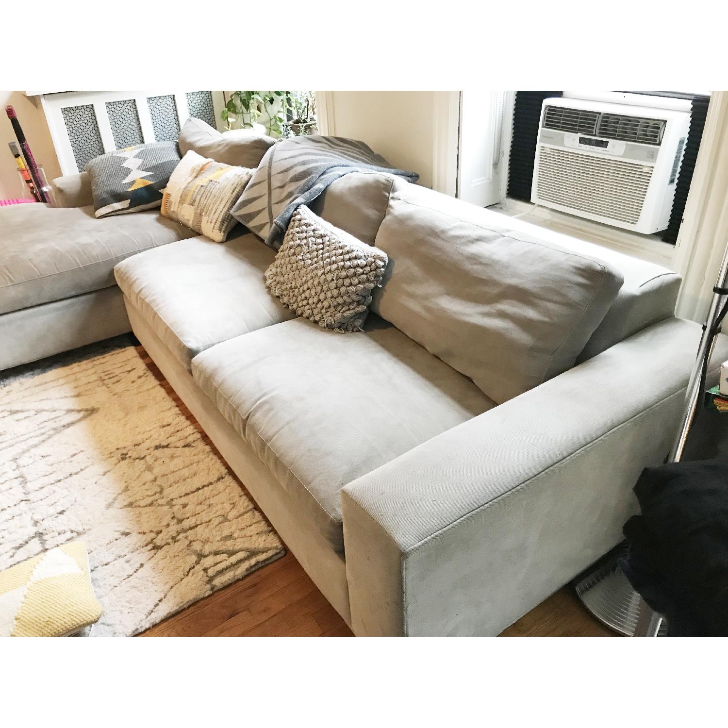 Room & Board Harding Doss Grey Sectional w/ Left Arm Chaise - image-3