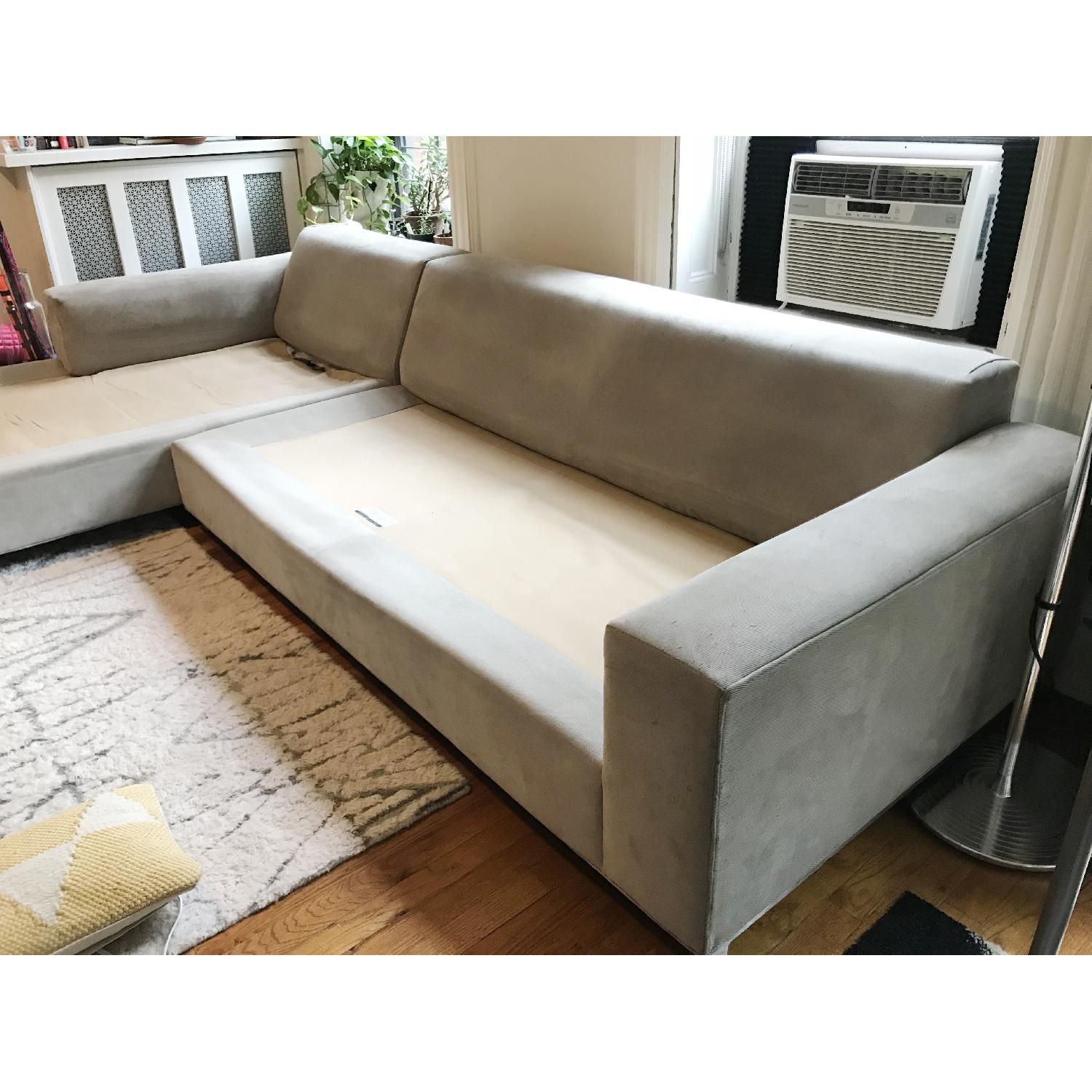 Room & Board Harding Doss Grey Sectional w/ Left Arm Chaise - image-4