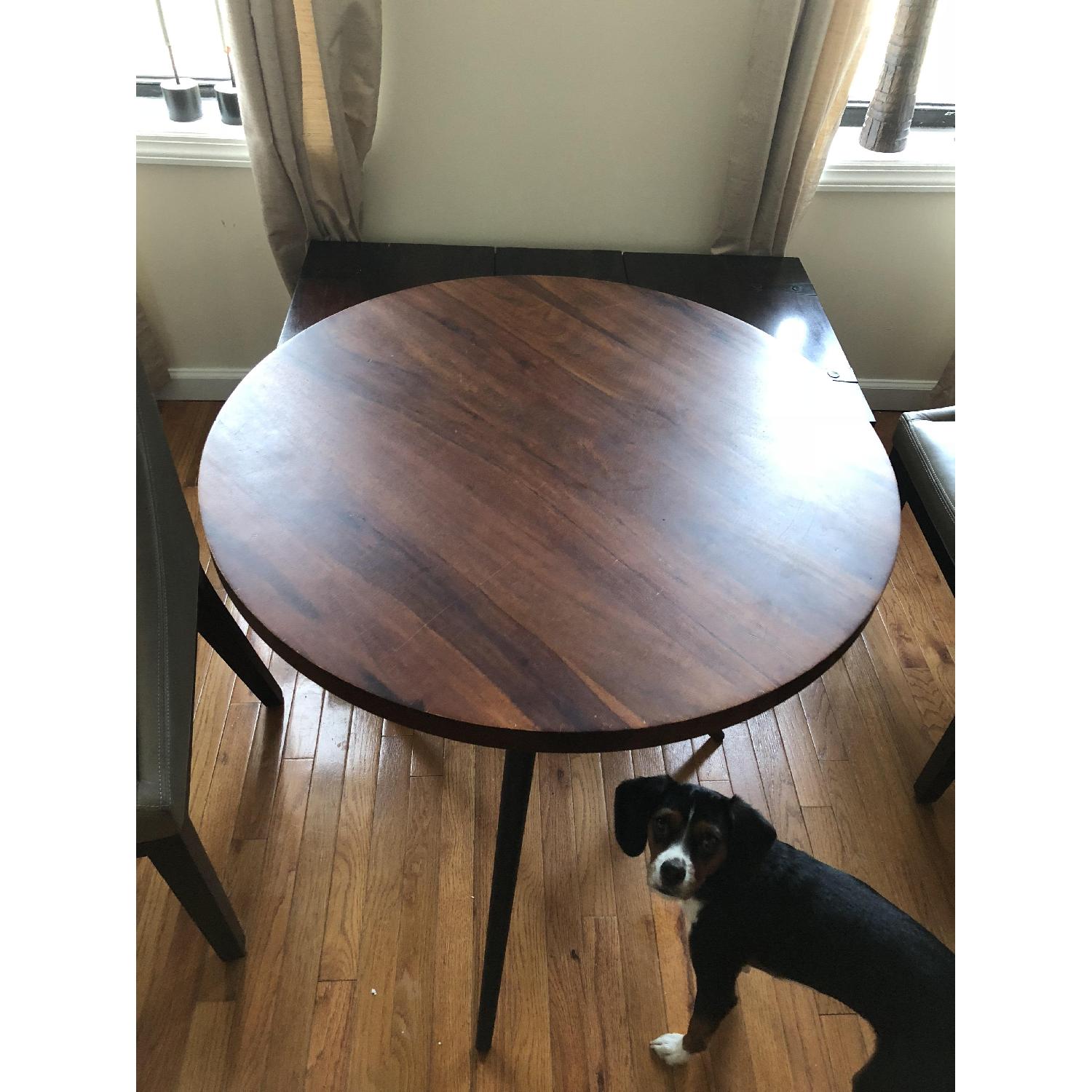 West Elm Sheesham Adjustable Bistro Table - image-1