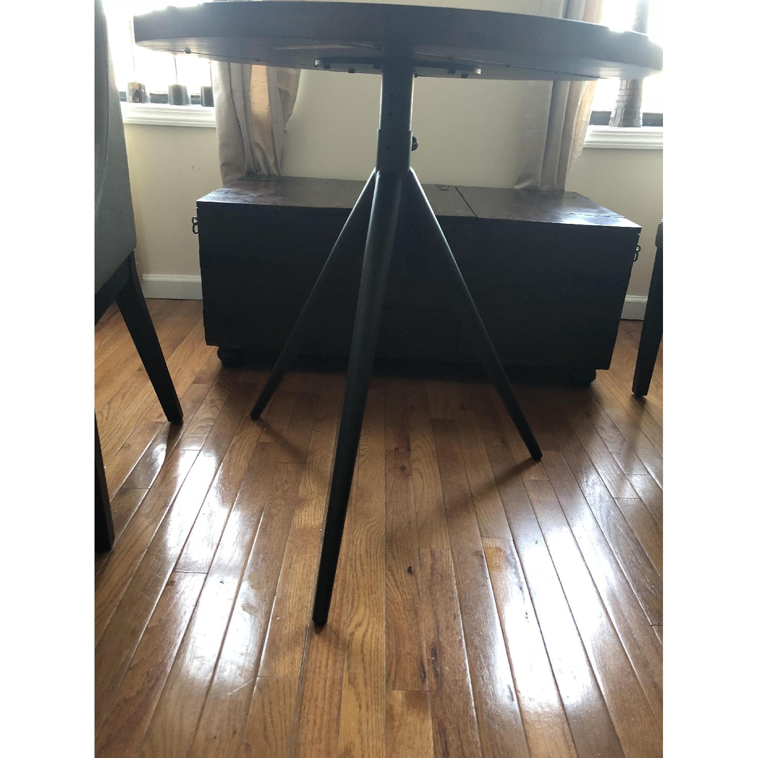 West Elm Sheesham Adjustable Bistro Table AptDeco