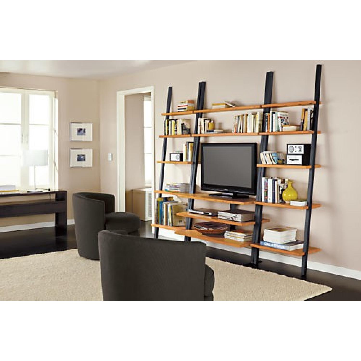 Room & Board Gallery Leaning Shelves & Media Stand - AptDeco