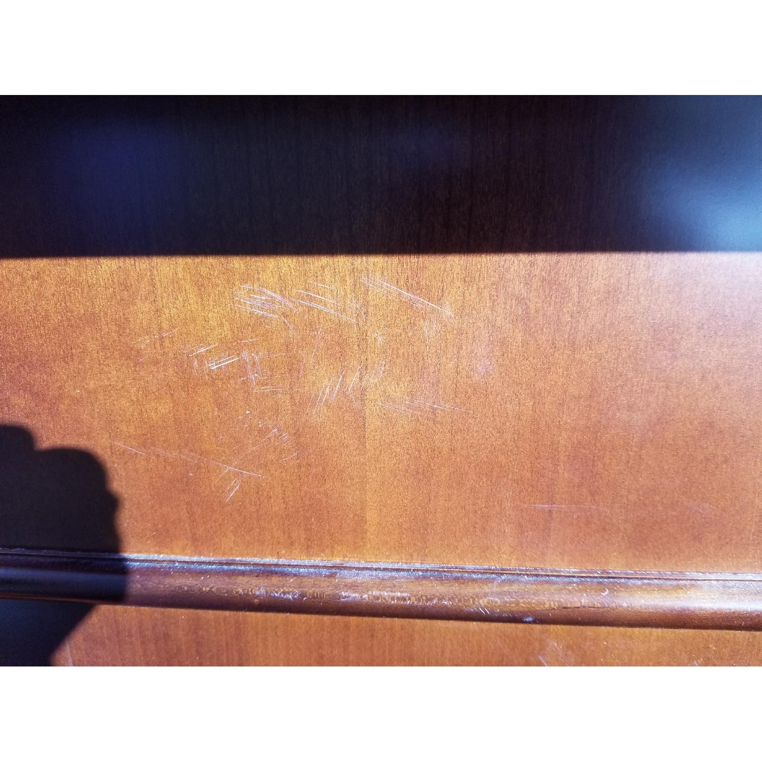 Wood L Shaped Executive Desk - image-4