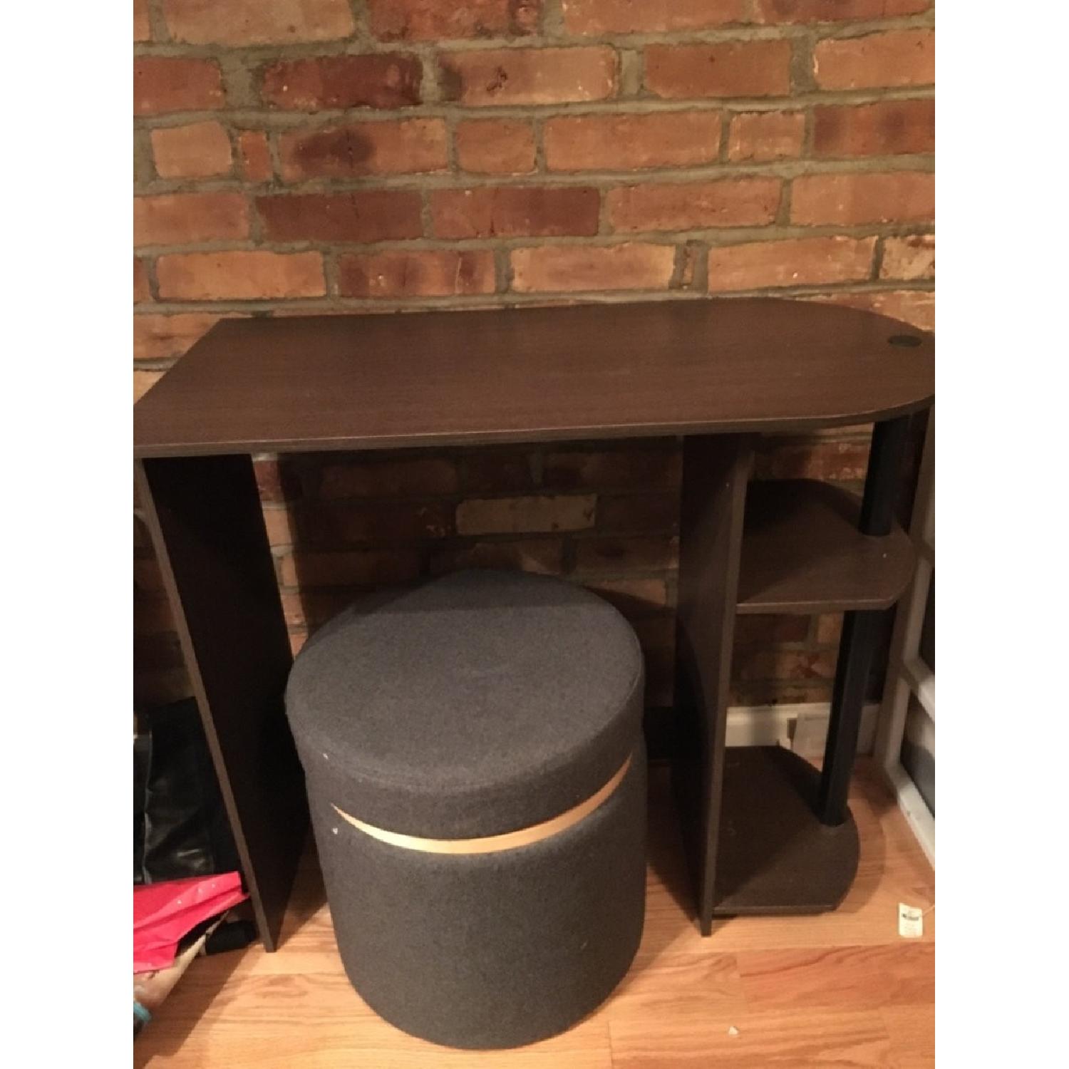 Small Brown Desk - image-3
