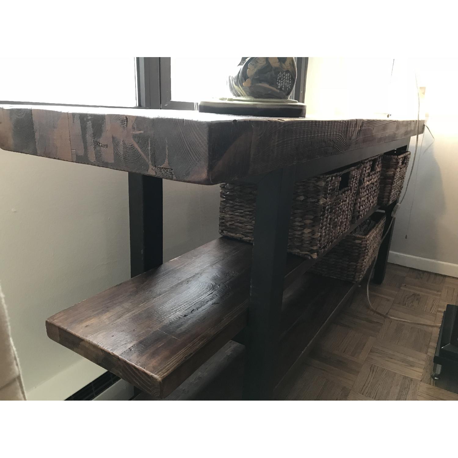 Pottery Barn Griffin Reclaimed Wood Media Console AptDeco