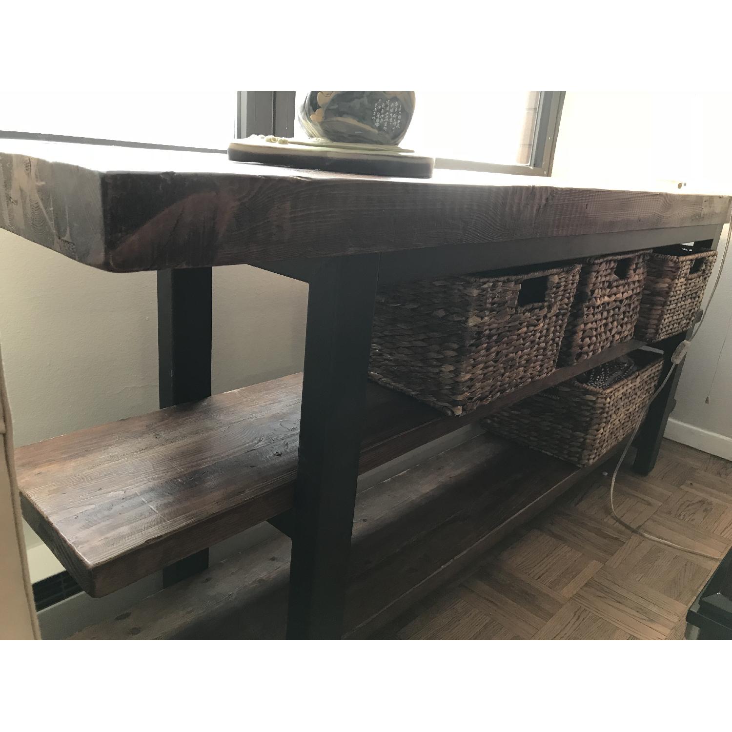 Pottery Barn Griffin Reclaimed Wood Media Console AptDeco