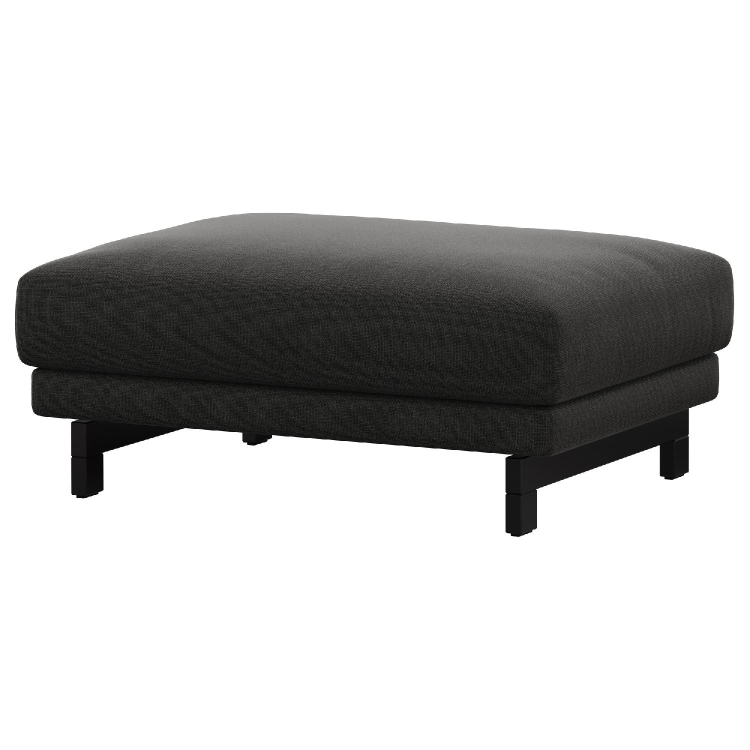 Ikea Nockeby Sofa & Footstool - image-4