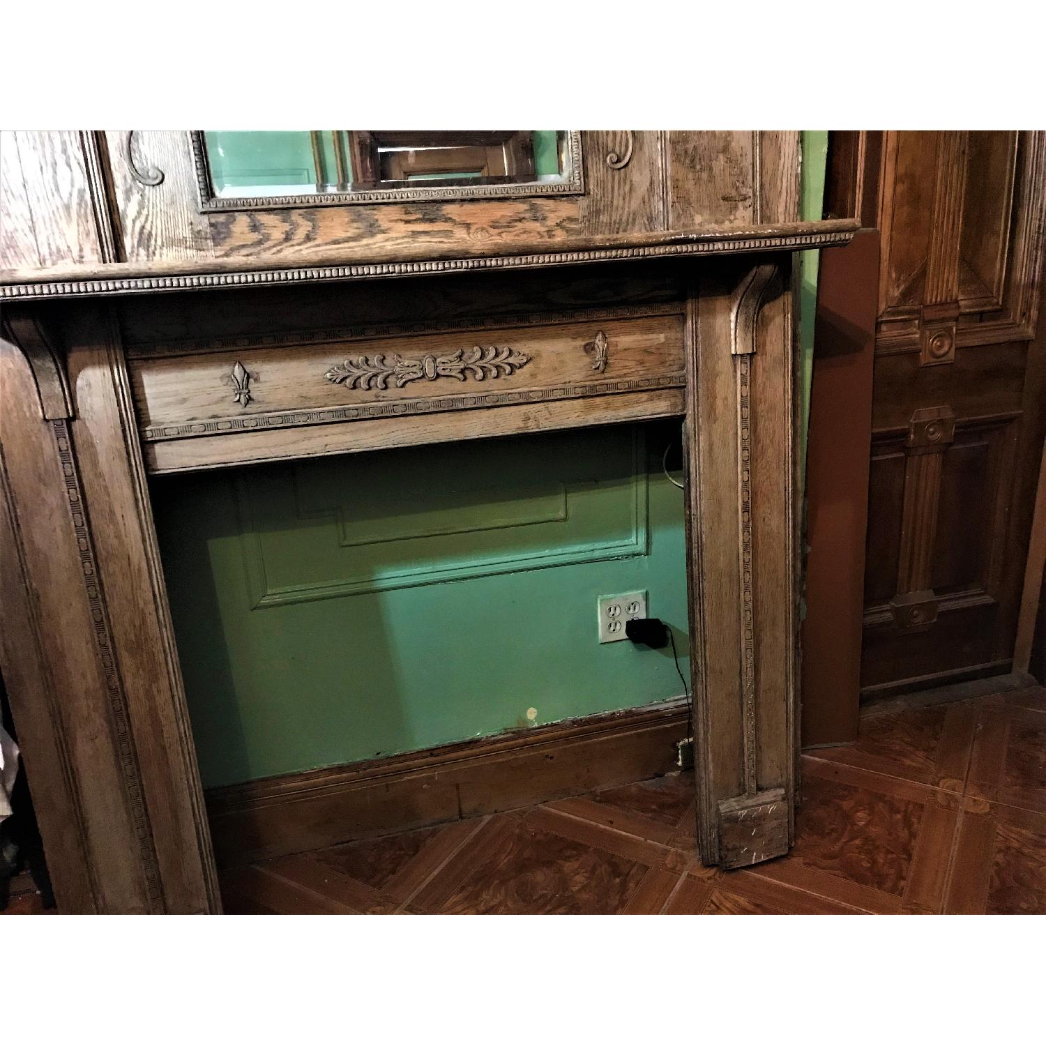 Antique Fireplace Mantle - image-6