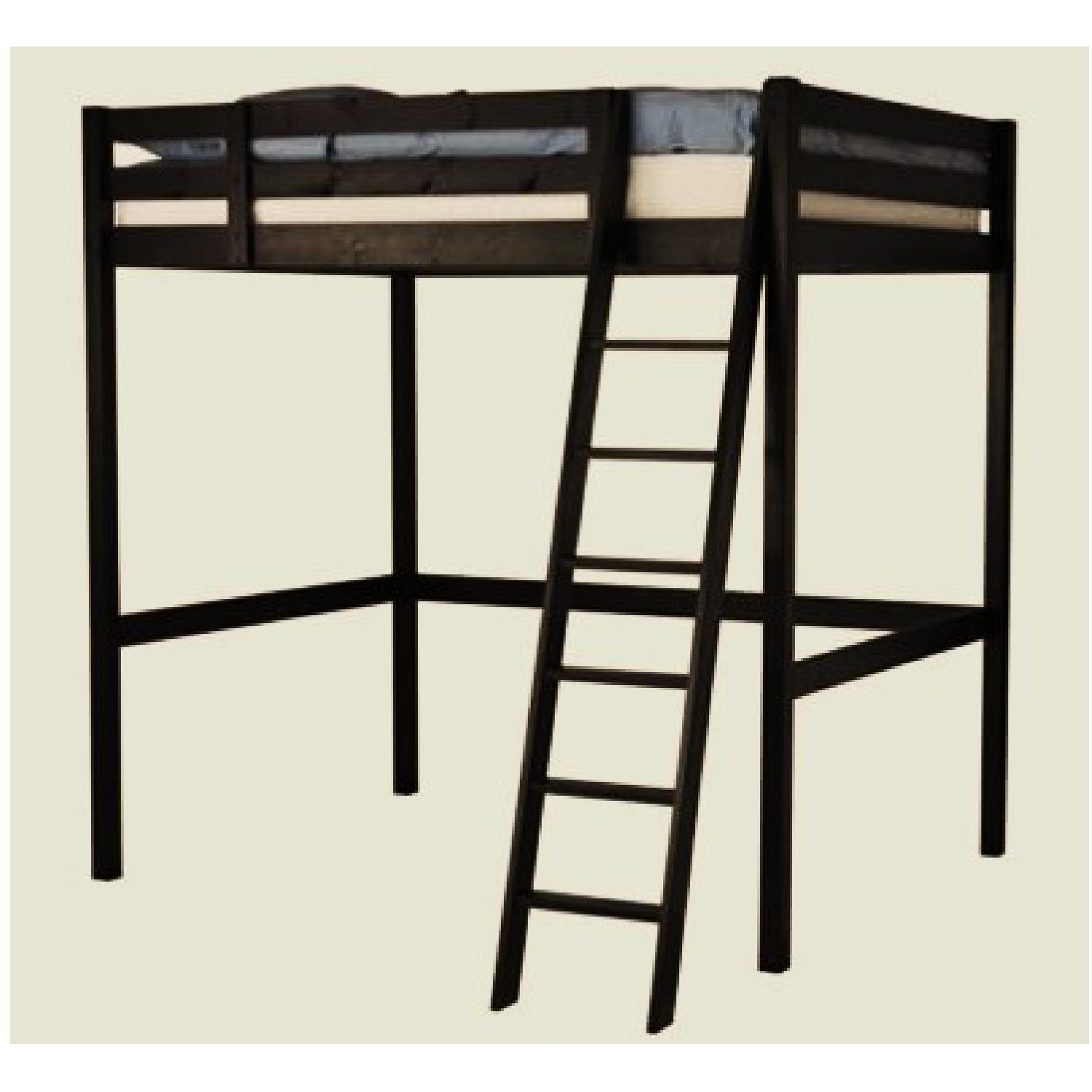 Ikea Stora Espresso Loft Bed AptDeco