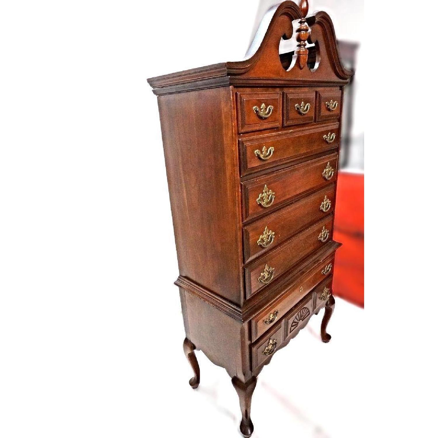 Henredon Mahogany Highboy Chest Dresser - image-1