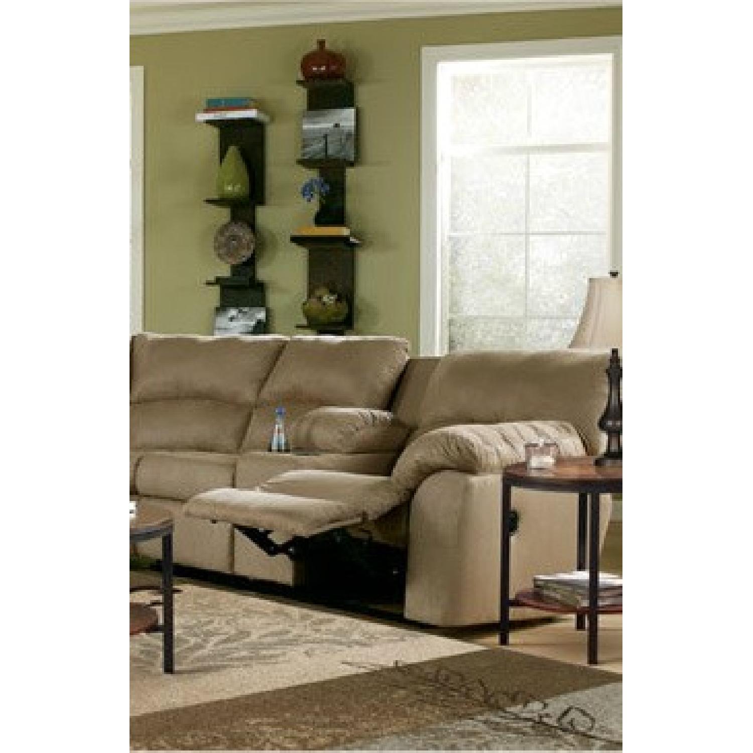 Ashley's Amazon 2 Piece Mocha Sectional Sofa - image-4