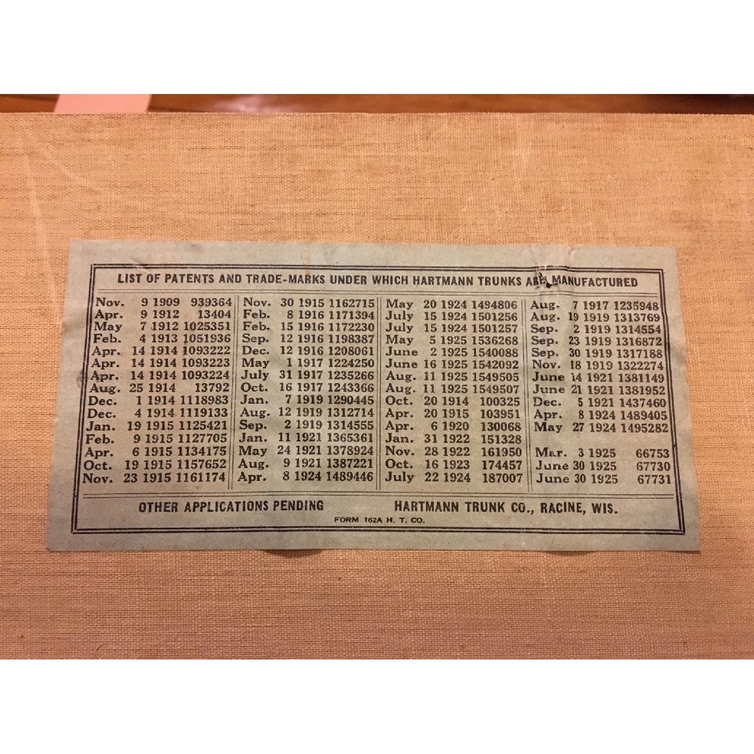 Vintage Hartmann Steel Grey Steamer Trunk - image-4