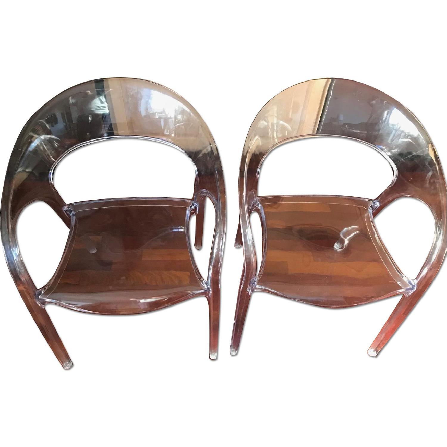 Modern Acrylic/Lucite Dining Chair - image-0