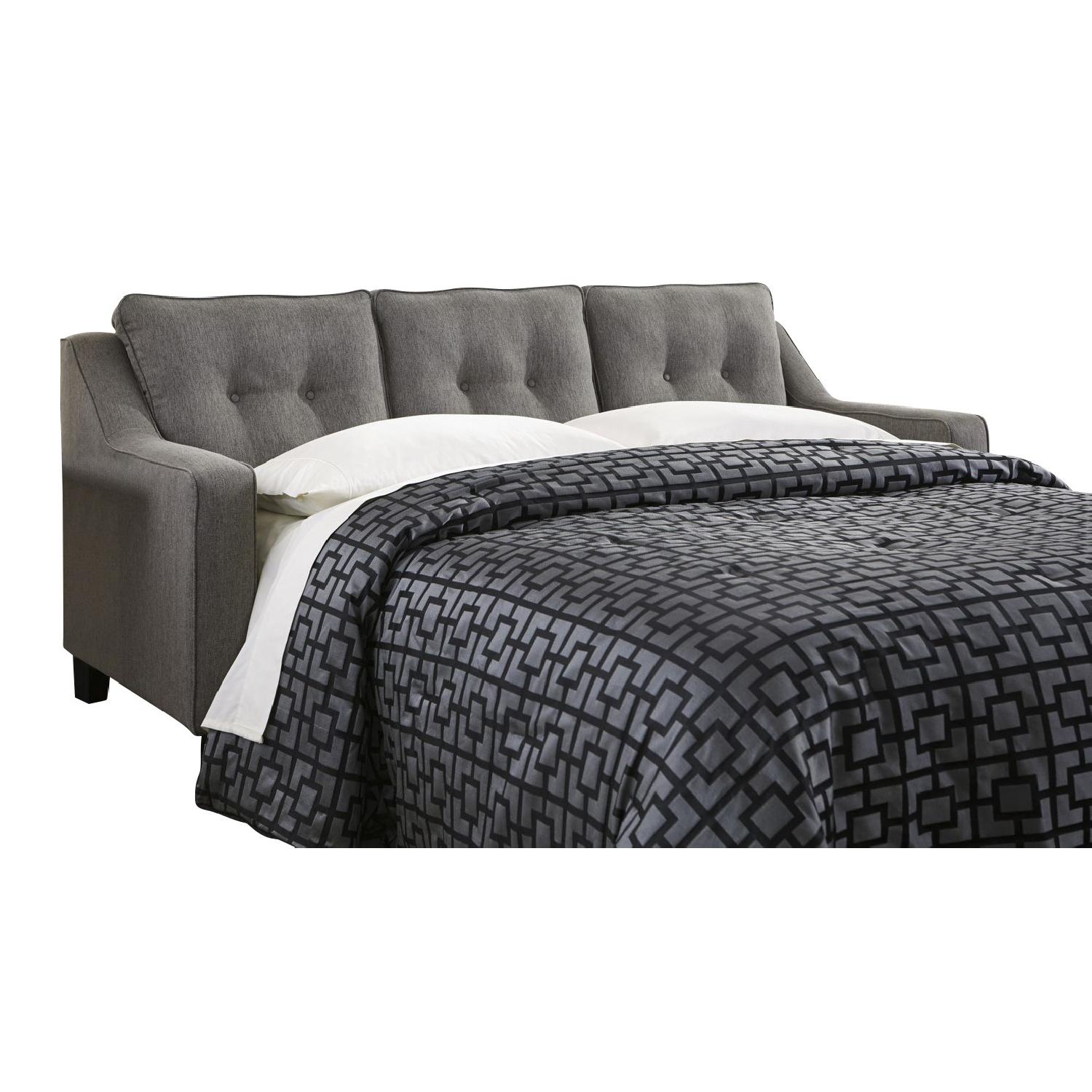 Ashley's Brindon Queen Sleeper Sofa in Charcoal - image-1