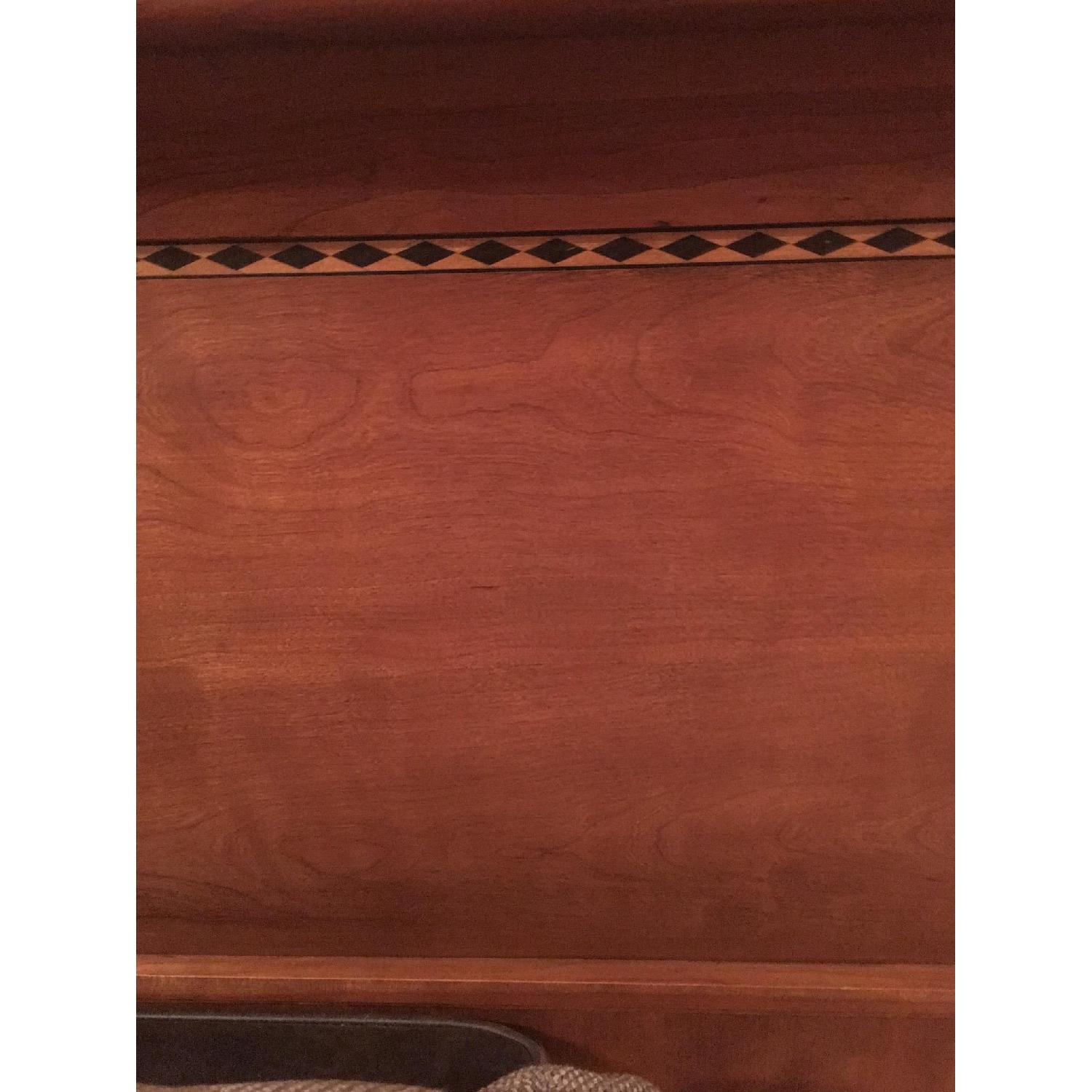 Henredon Solid Mahogany King Size Sleigh Bed - image-5