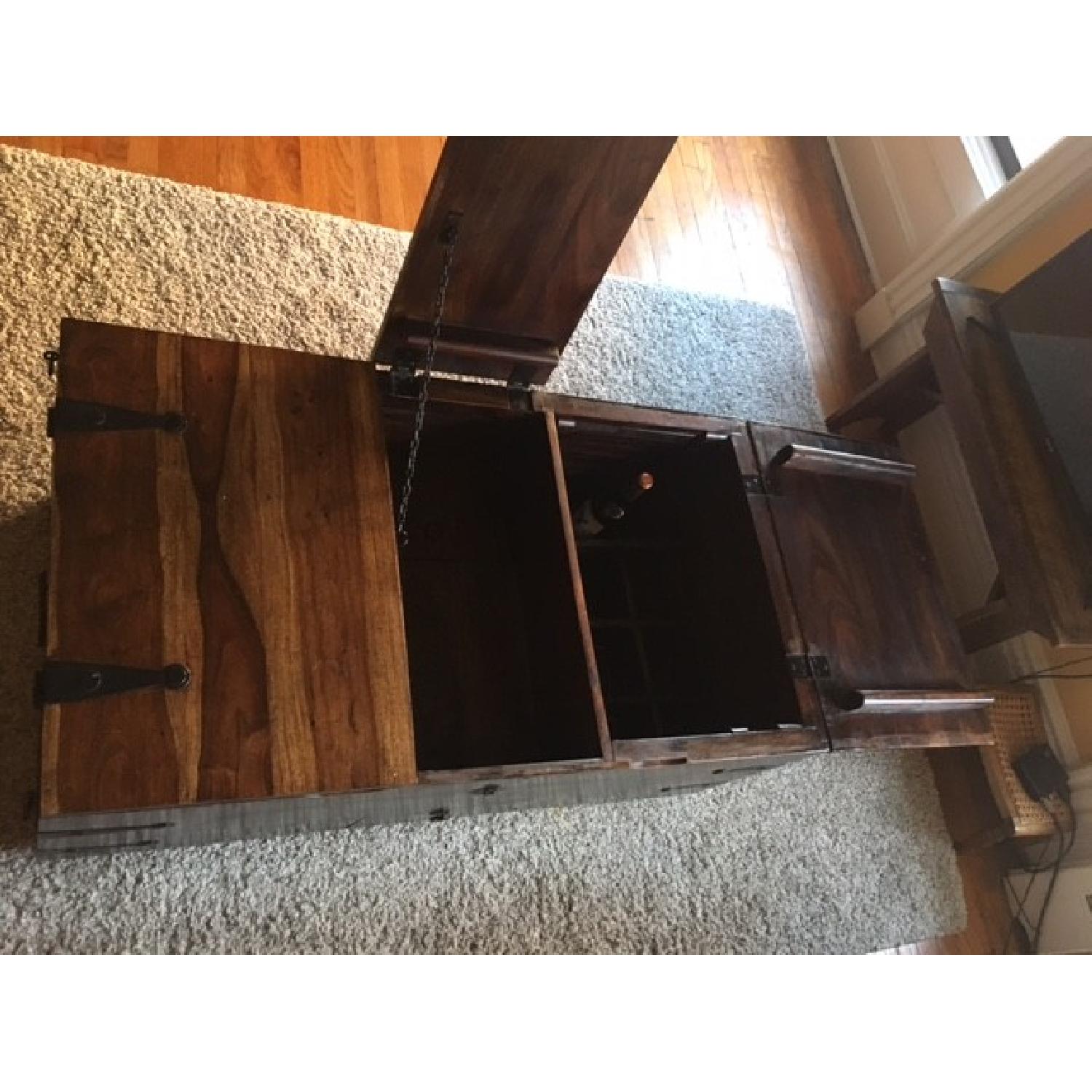 Crate & Barrel Taka Trunk Coffee Table - image-5