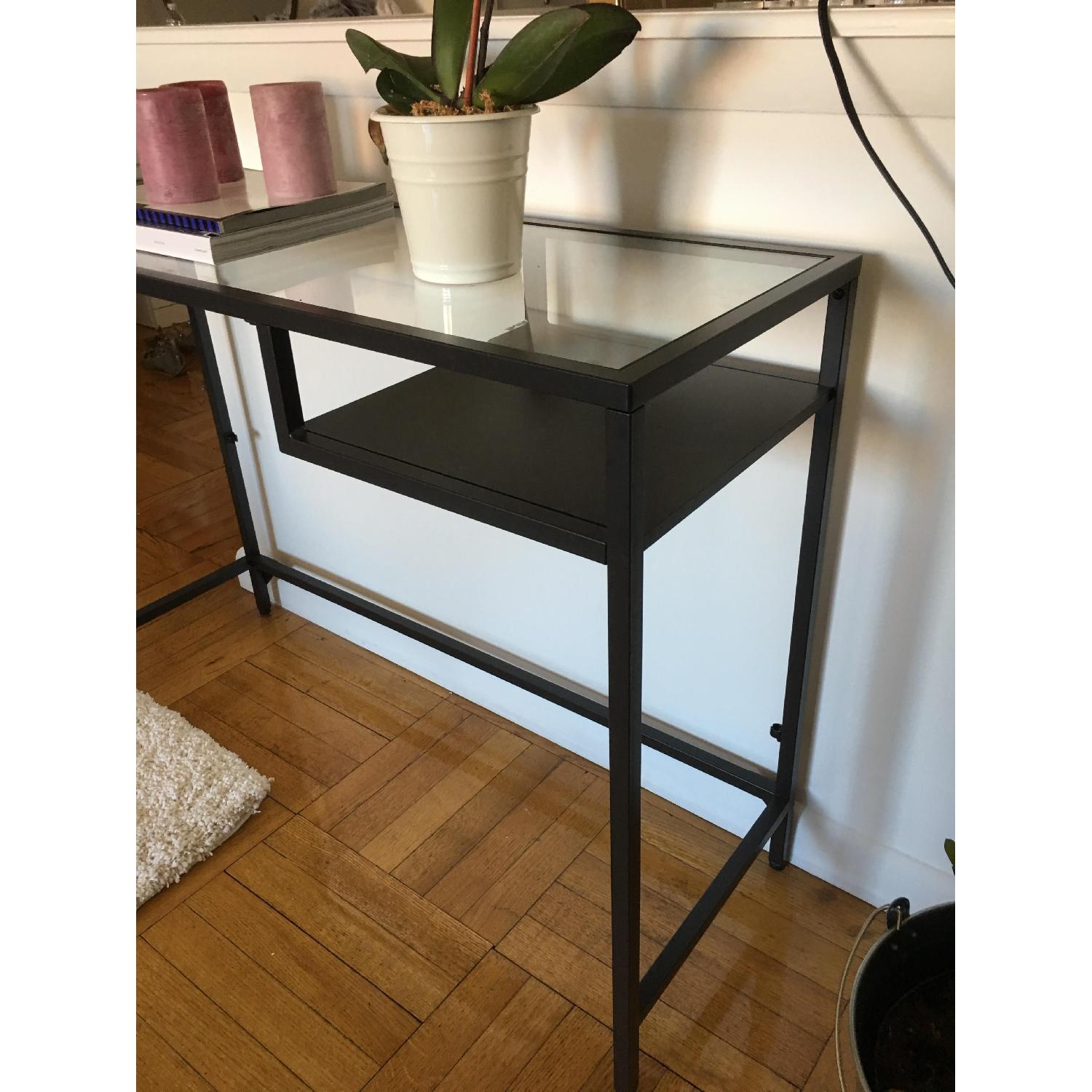 Ikea Vittsjo Glass Top Console AptDeco