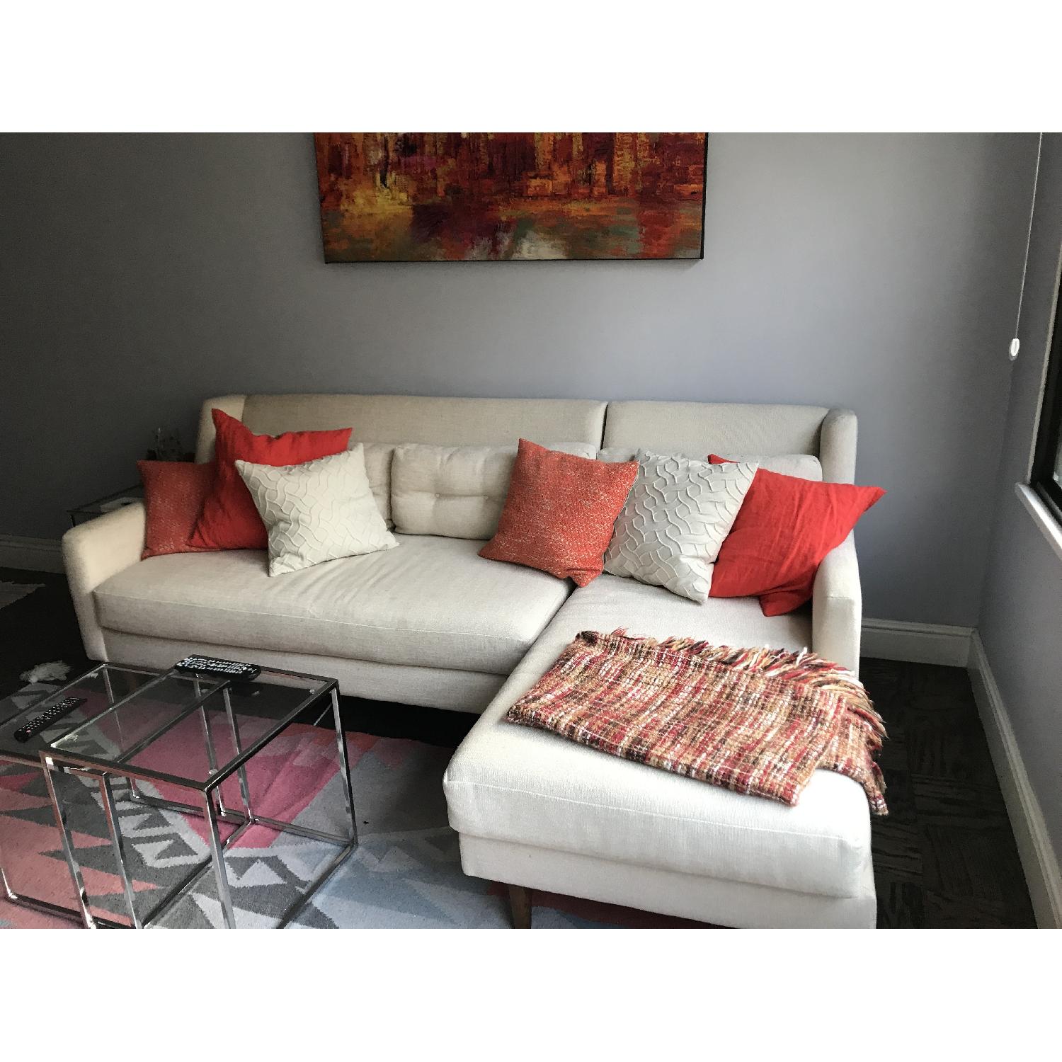 West Elm Crosby 2 Piece Sectional Sofa - image-2