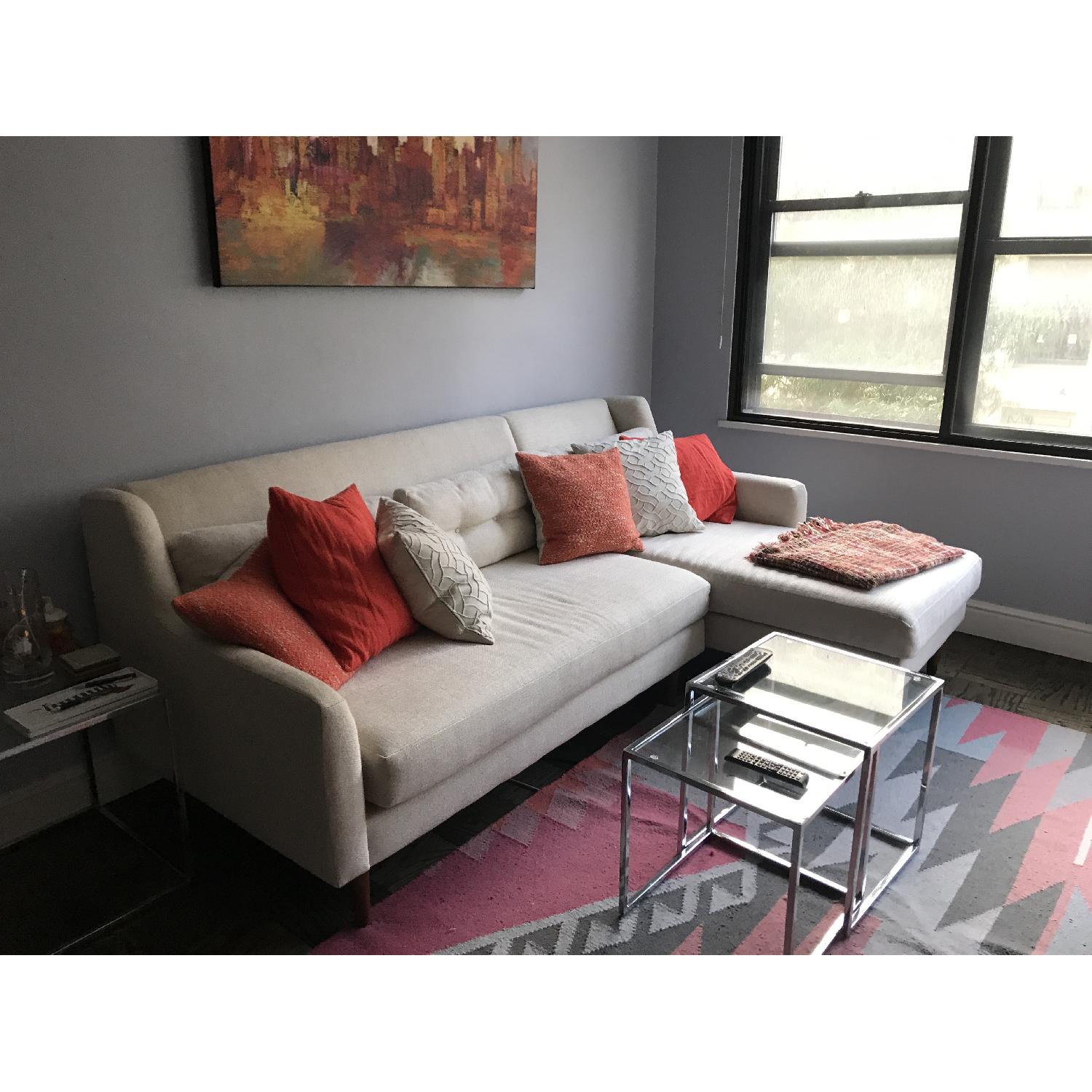 West Elm Crosby 2 Piece Sectional Sofa - image-3