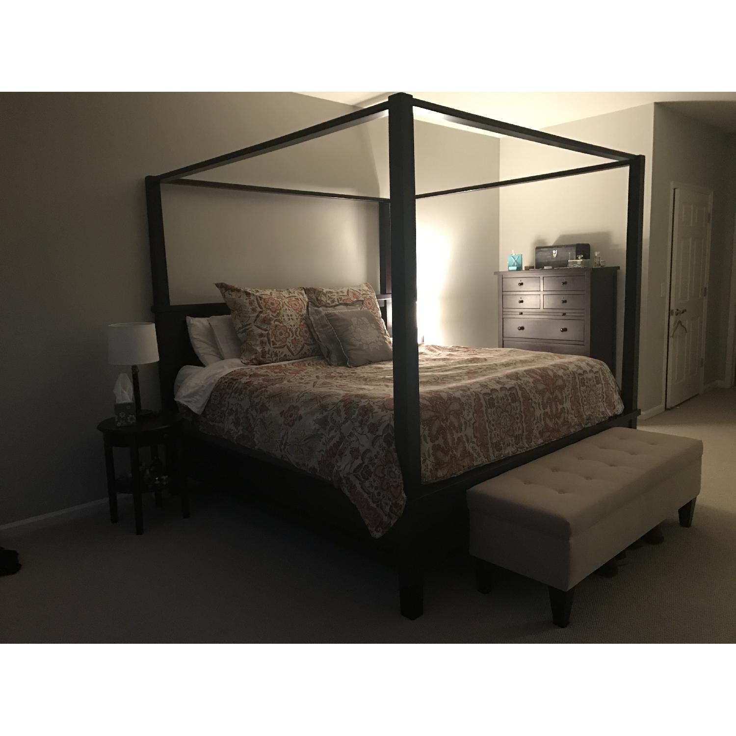 Pottery Barn Farmhouse Canopy Bed - image-3