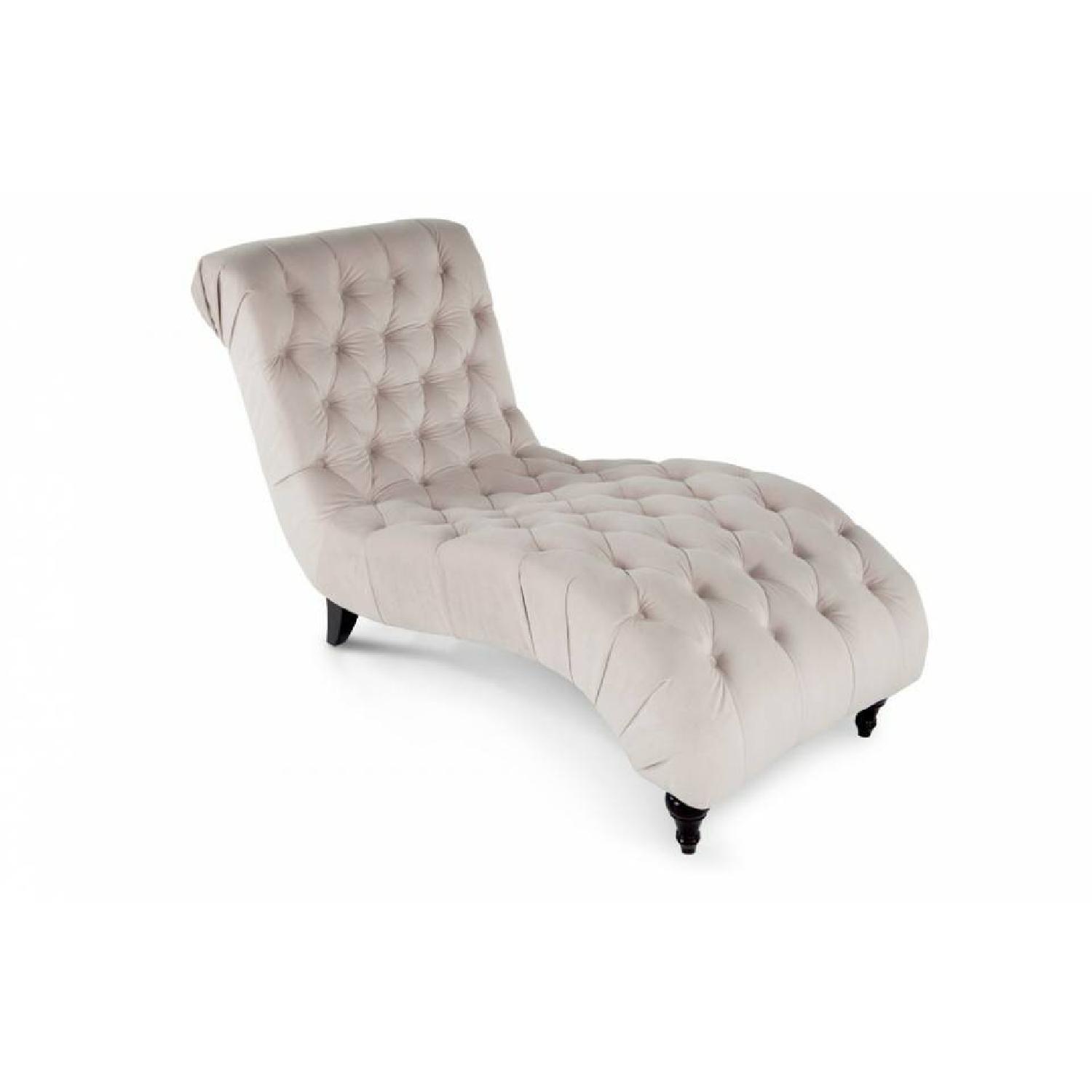 Bob's Elizabeth Tufted Chaise Lounge - image-0
