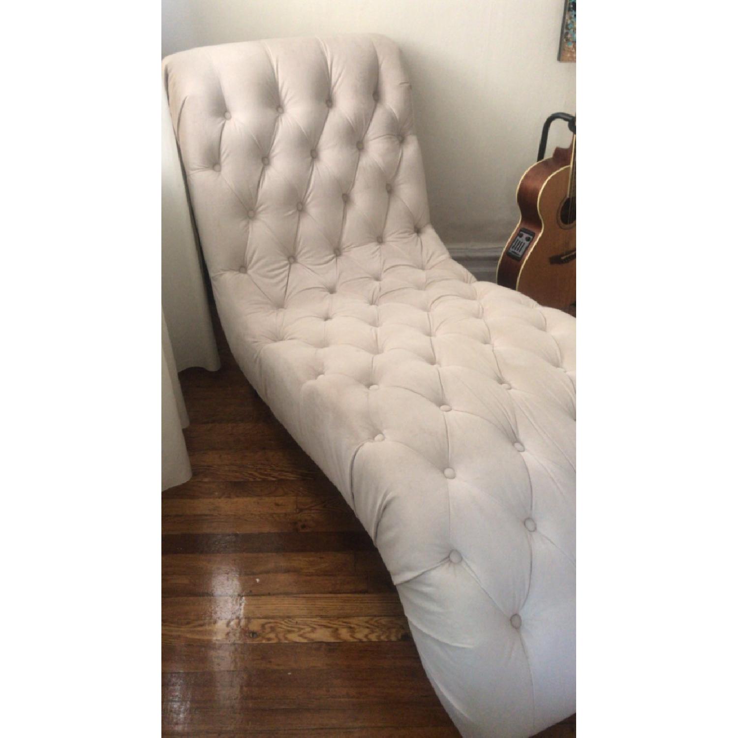 Bob's Elizabeth Tufted Chaise Lounge - image-2