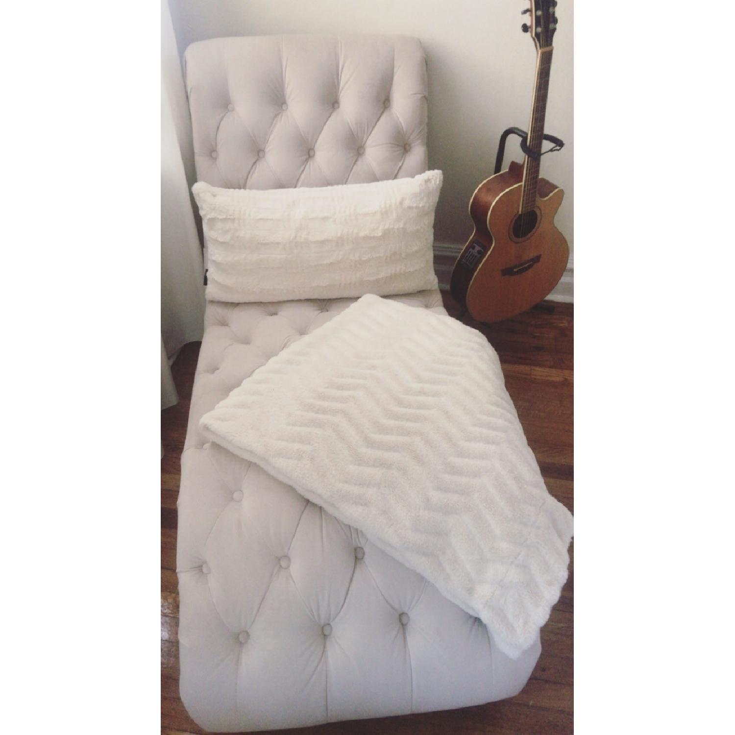 Bob's Elizabeth Tufted Chaise Lounge - image-5
