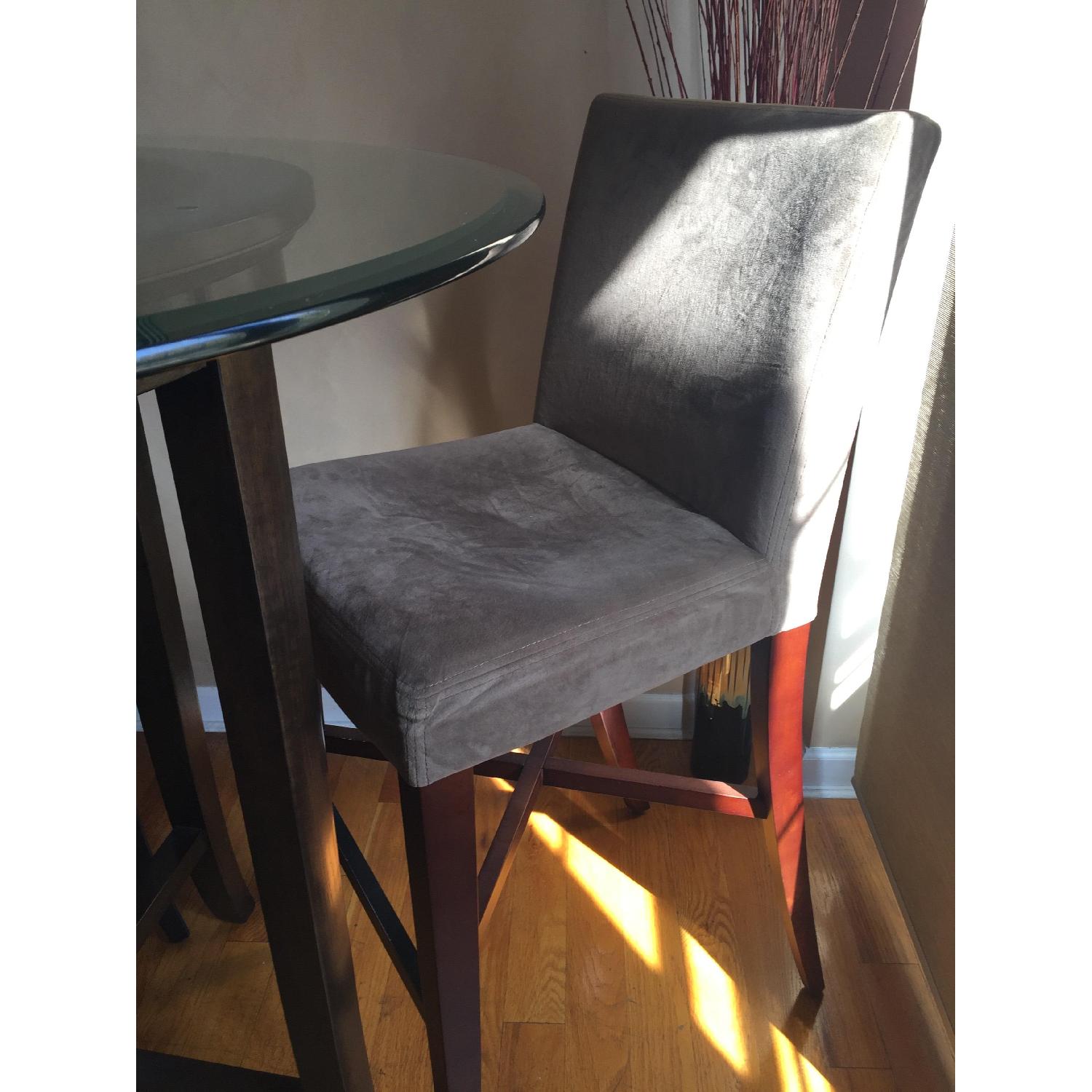 Crate & Barrel Round High Dining Table - image-3