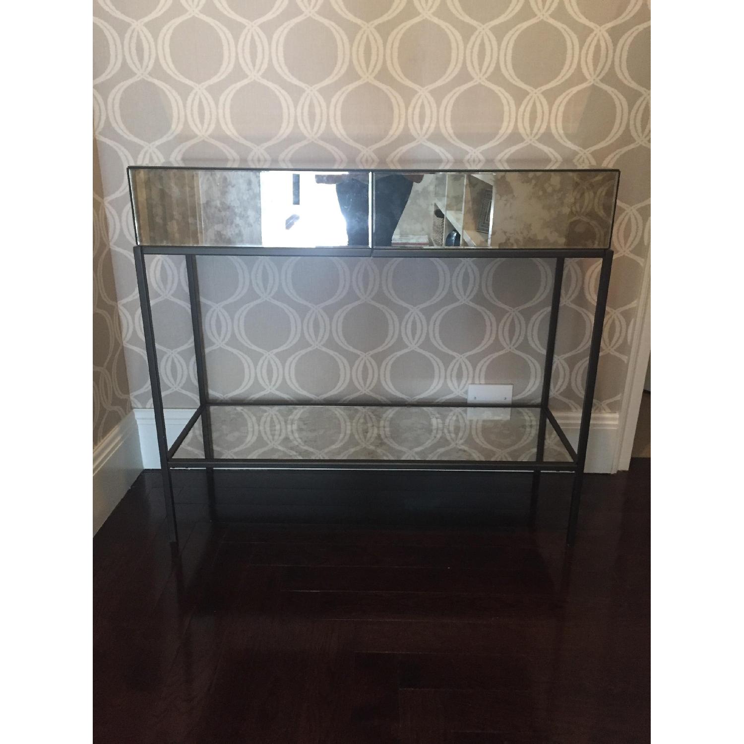 West Elm Mirrored Console Table - image-3