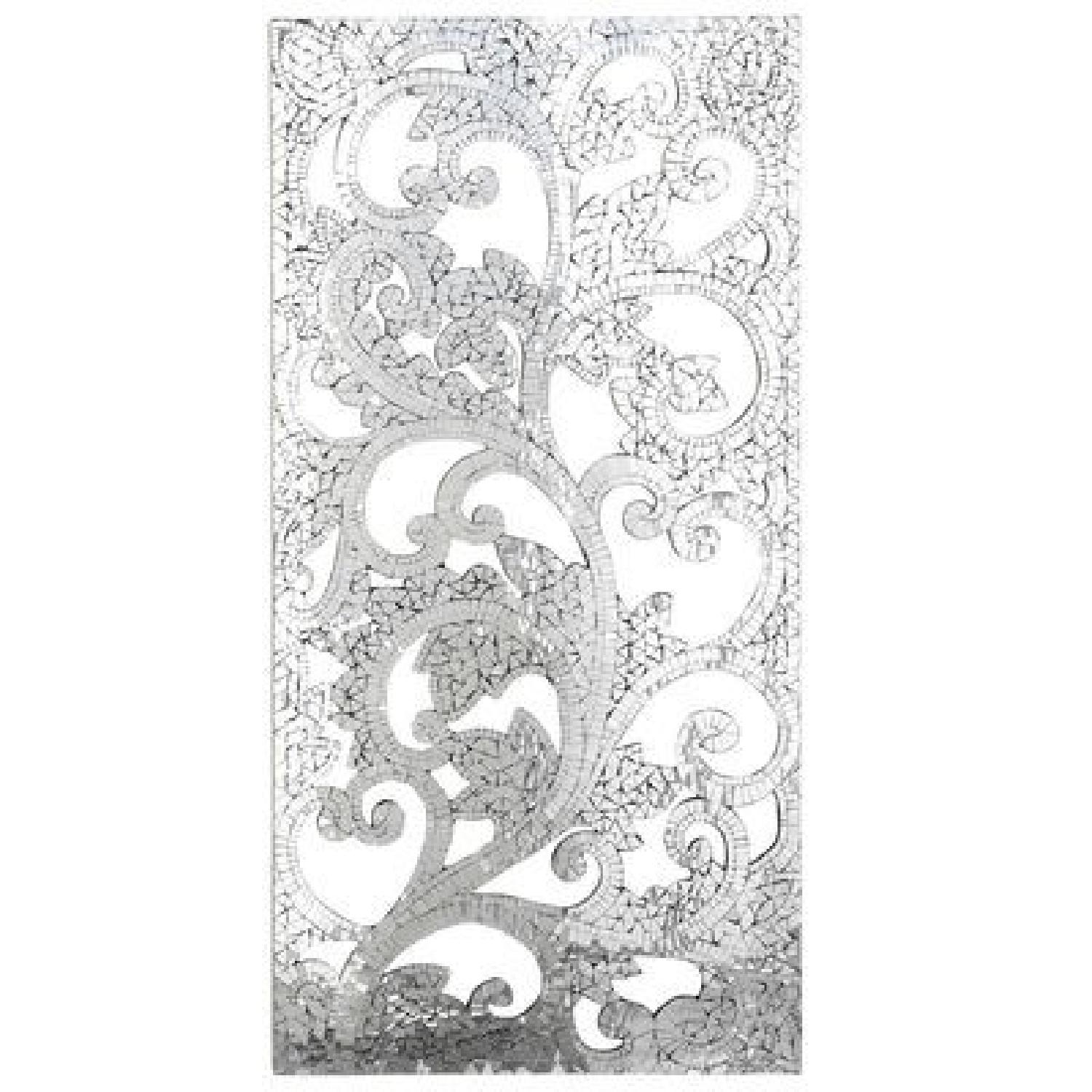 Pier 1 Mosaic Mirrored Wall Panel - image-1