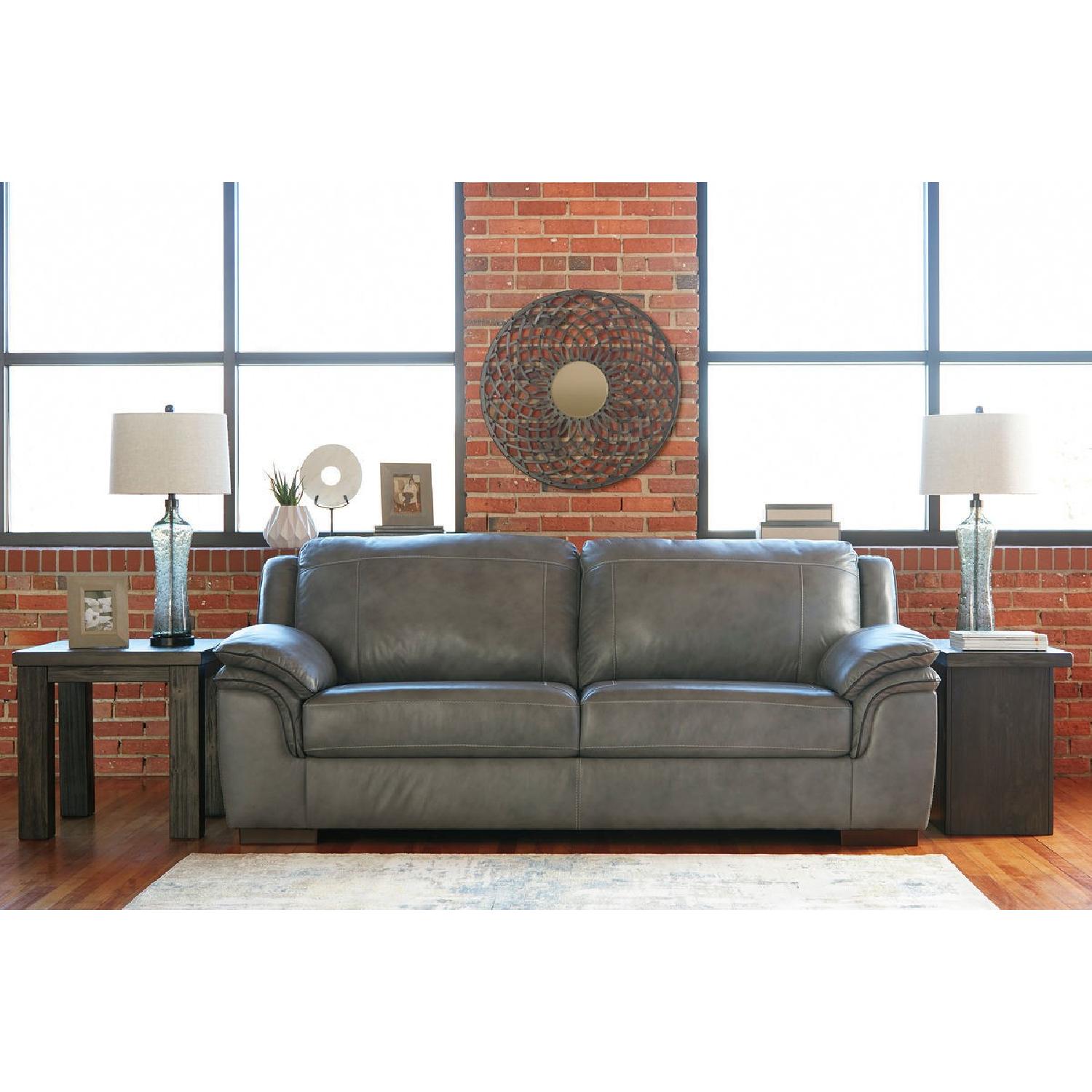 Ashley's Islebrook Sleeper Sofa in Iron - image-1