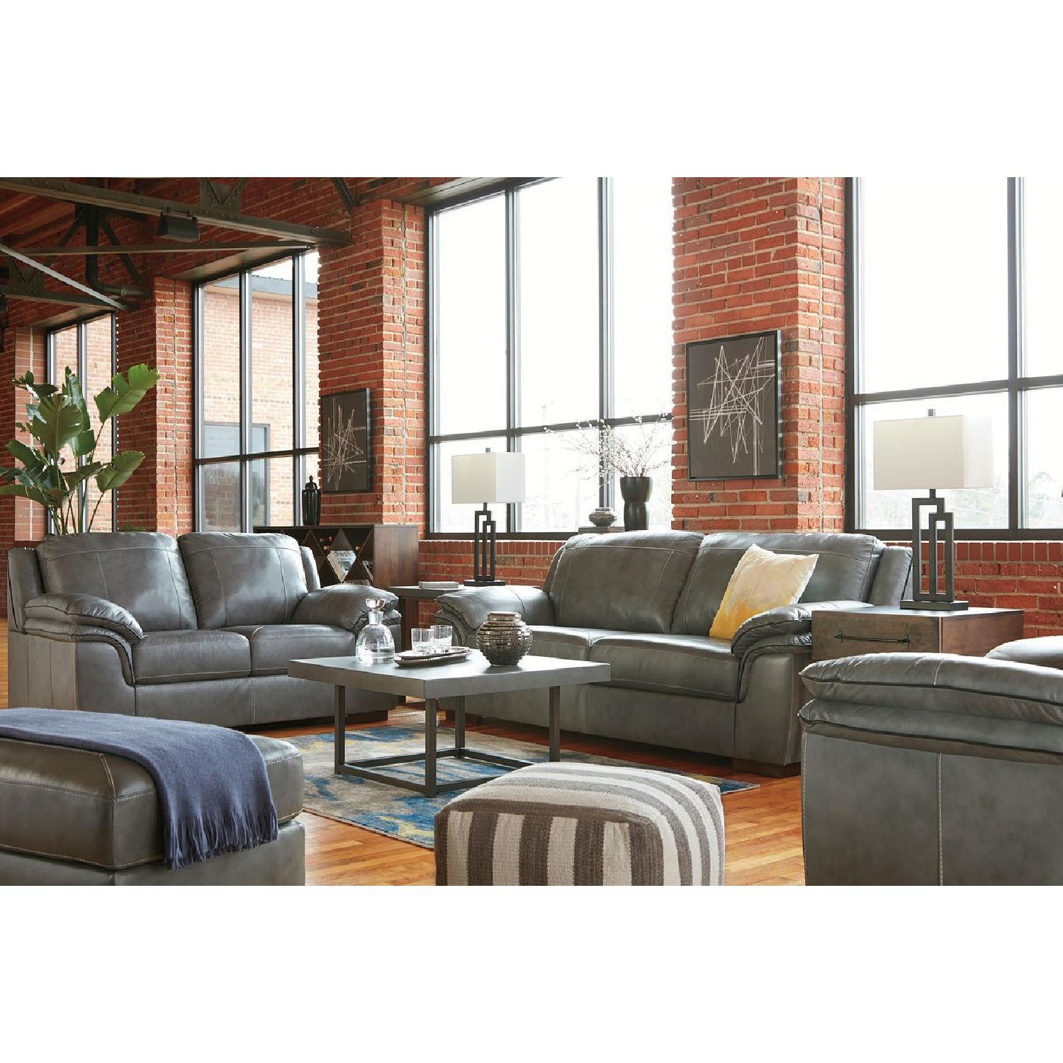 Ashley's Islebrook Sleeper Sofa in Iron - image-2