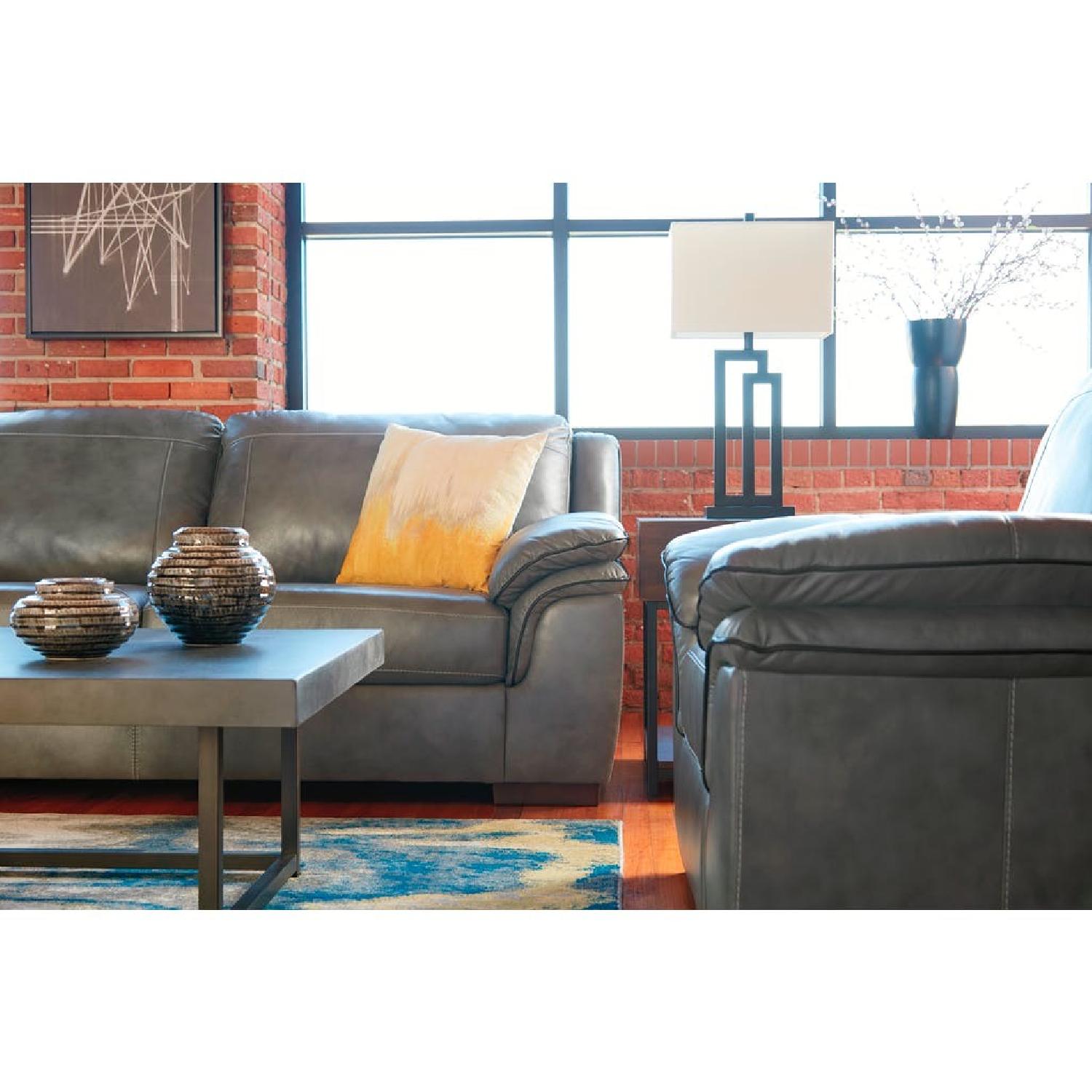 Ashley's Islebrook Sleeper Sofa in Iron - image-3