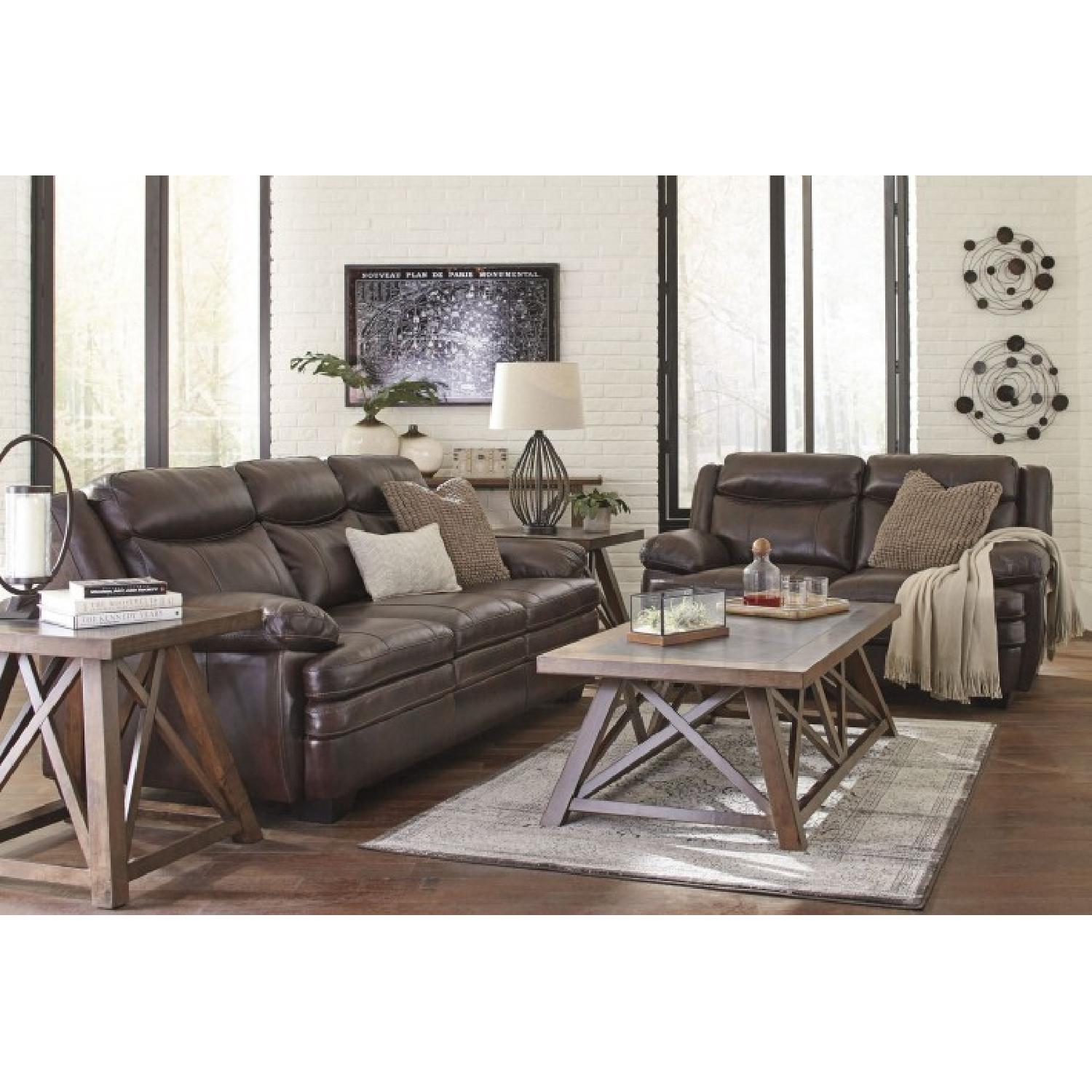 Ashley's Hannalore Sofa in Cafe - AptDeco