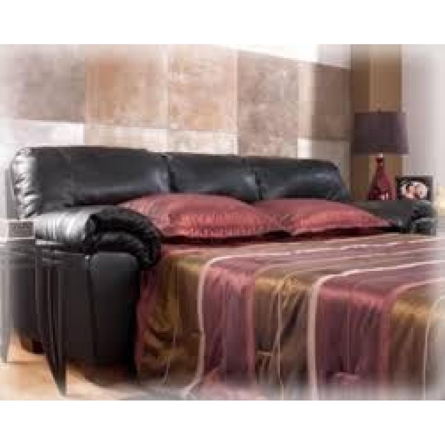 Ashley's Commando Sleeper Sofa in Black - image-3