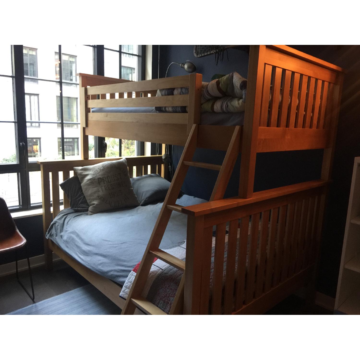 Land of Nod Simple Collection Bunk Bed Twin Over Full - image-5