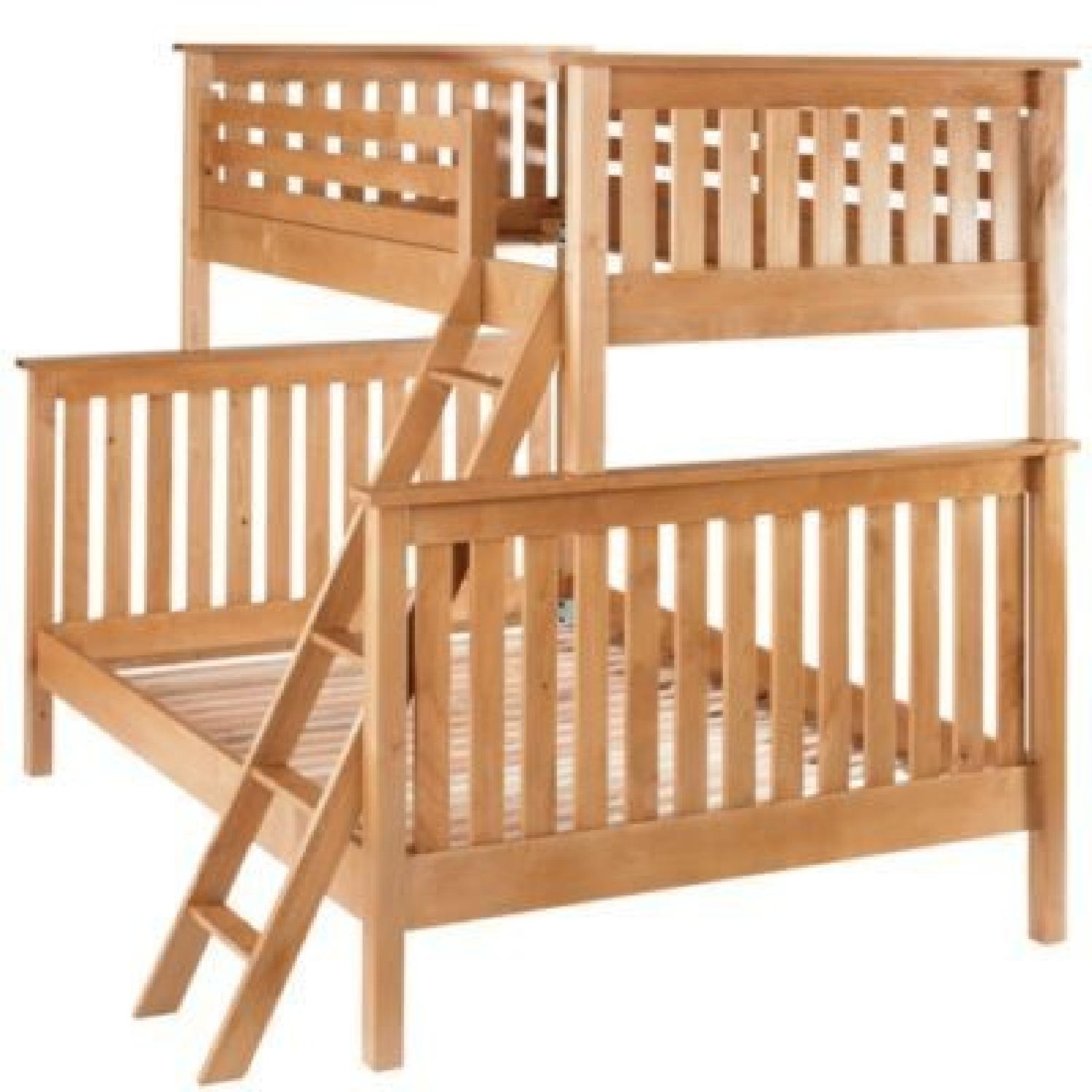 Land of Nod Simple Collection Bunk Bed Twin Over Full - image-0
