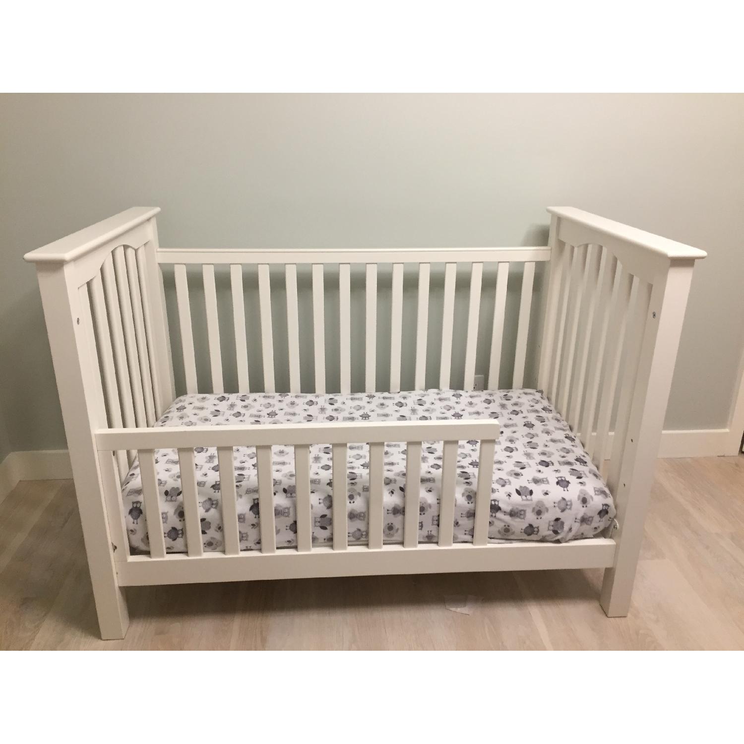 PB Kids Kendall Crib w/ Toddler Bed Conversion Kit - image-1