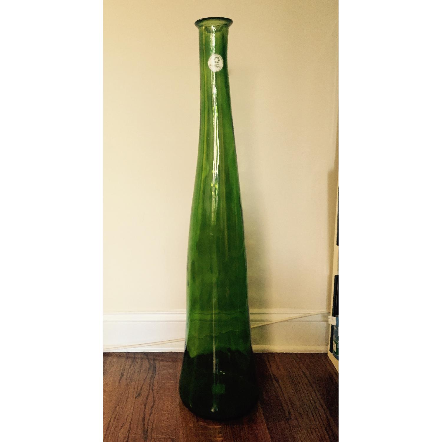 Vidrios San Miguel Green Tall Handmade Vase - image-1