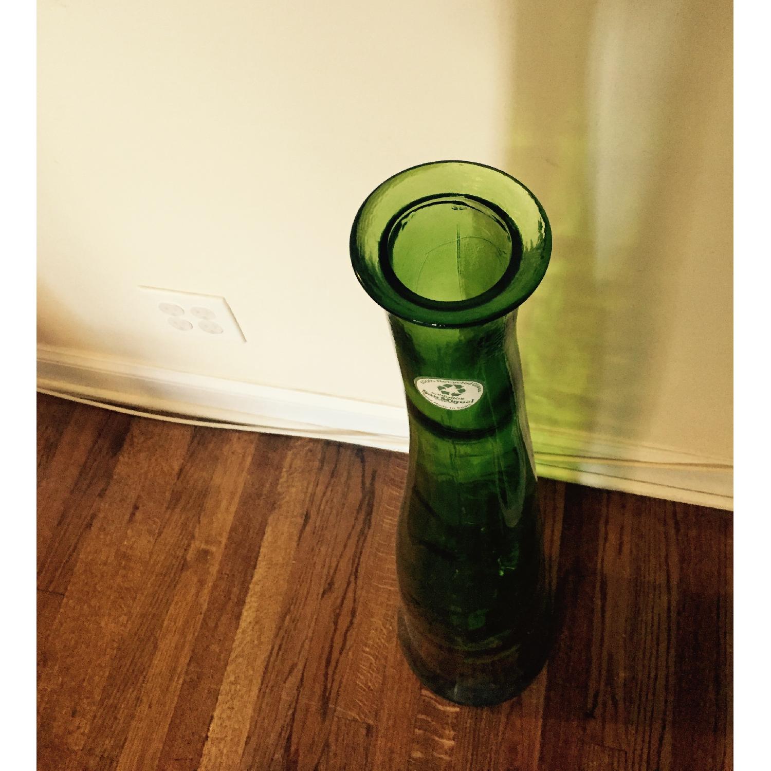 Vidrios San Miguel Green Tall Handmade Vase - image-3