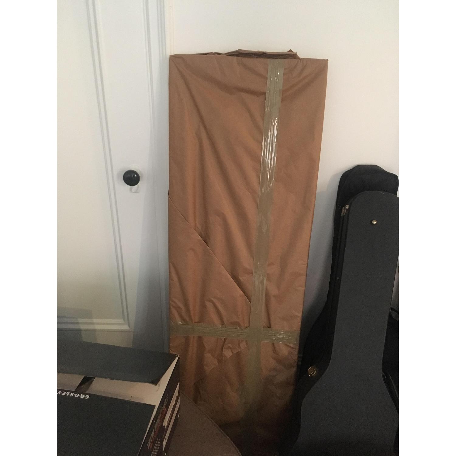 Door Solutions Over-the-Door Mirror in Walnut - image-1