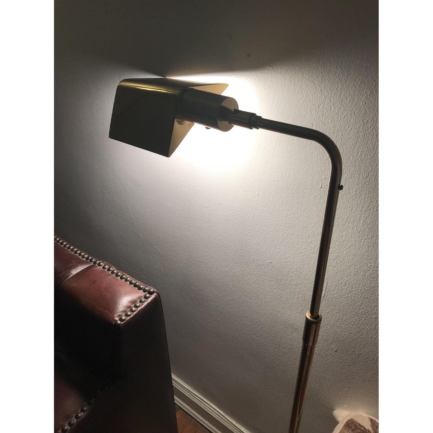 Porter James NY Vintage Brass Reading/Utility Floor Lamp - image-3