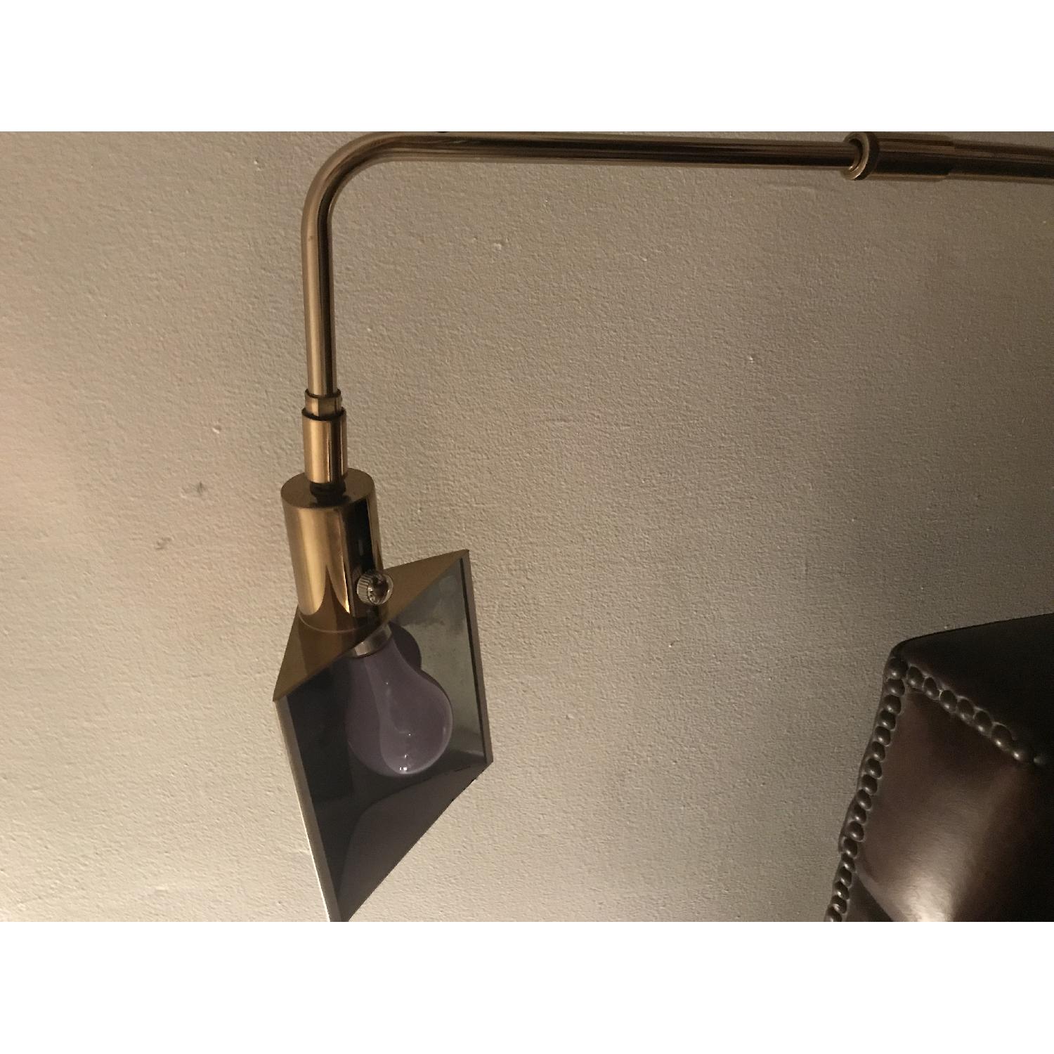 Porter James NY Vintage Brass Reading/Utility Floor Lamp - image-7