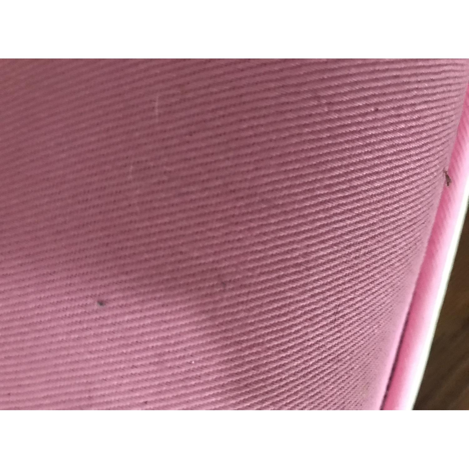 Pottery Barn Kids Desk Chair in White & Pink - image-5