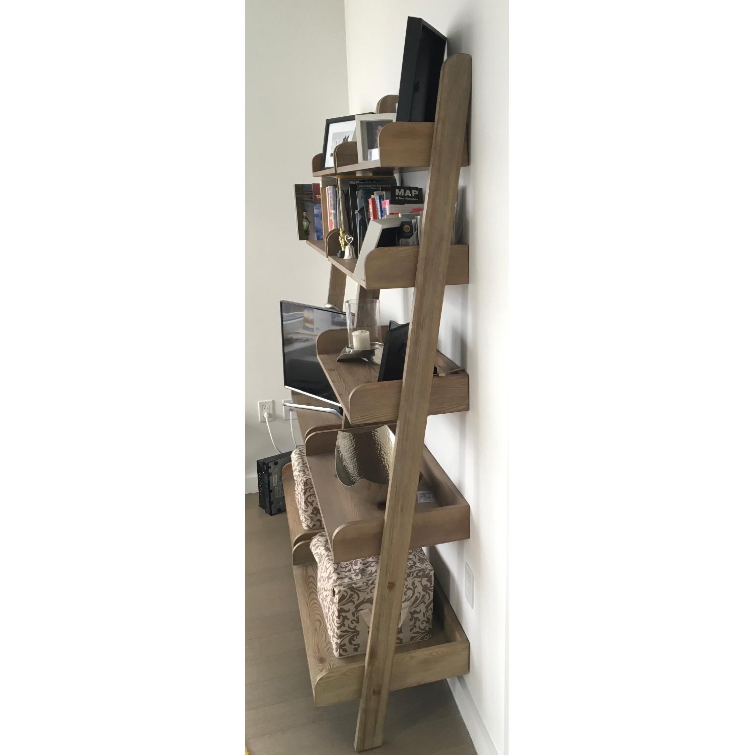 Pottery Barn Leaning Studio Wall Shelves in Natural - image-3