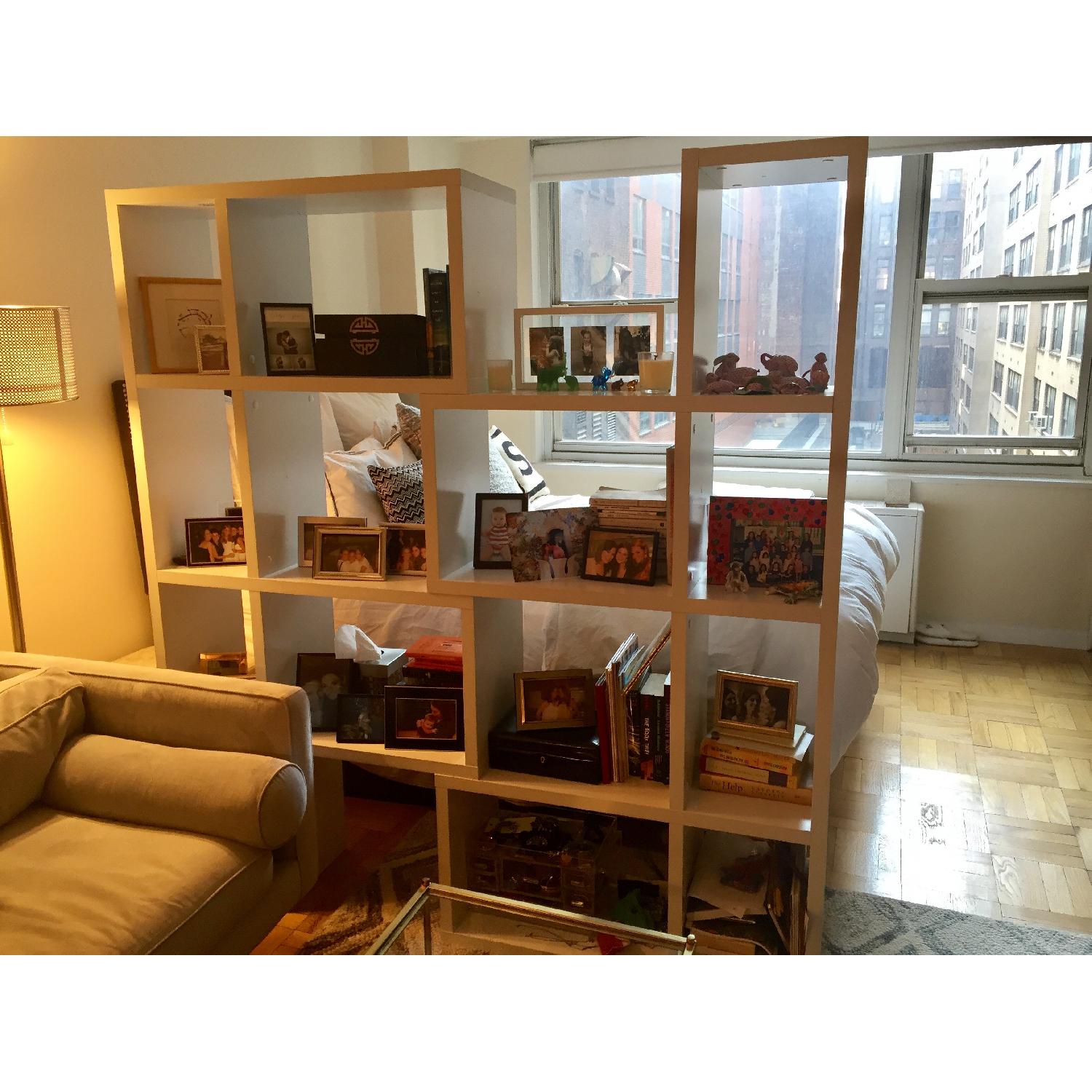 White Bookcase/Room Divider - image-3